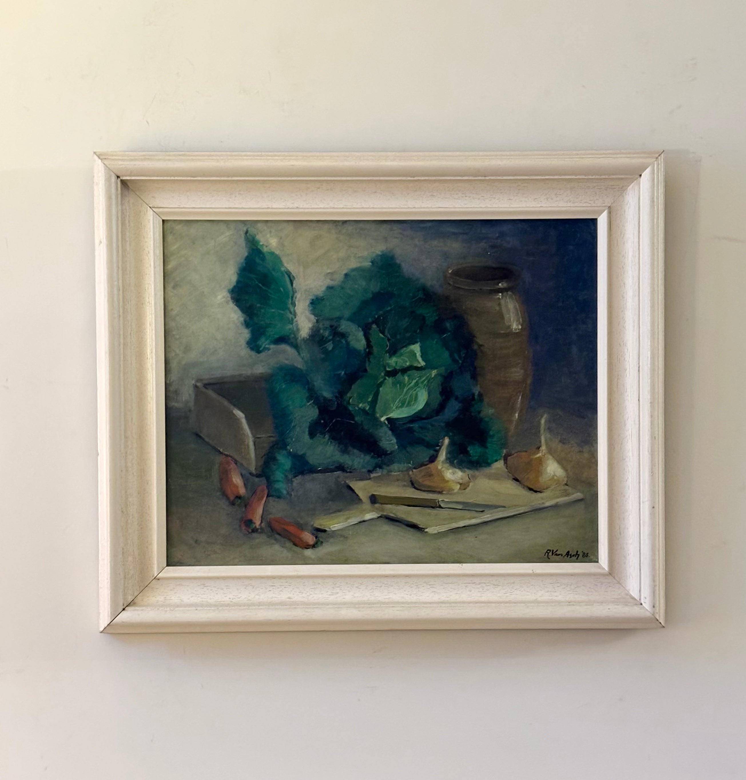 Still Life with Cabbage and Onions