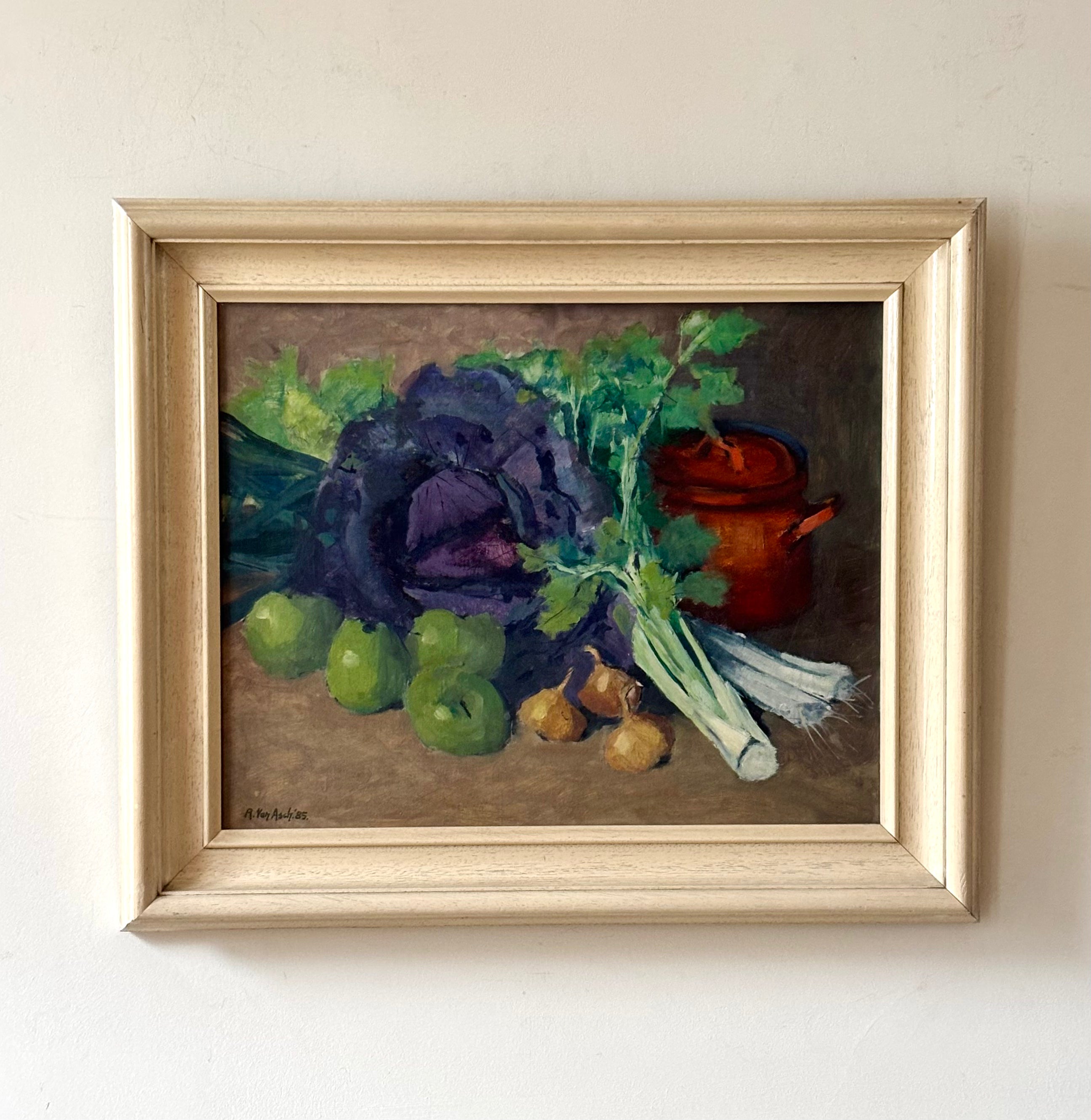 Still Life with Vegetables and Red Pot