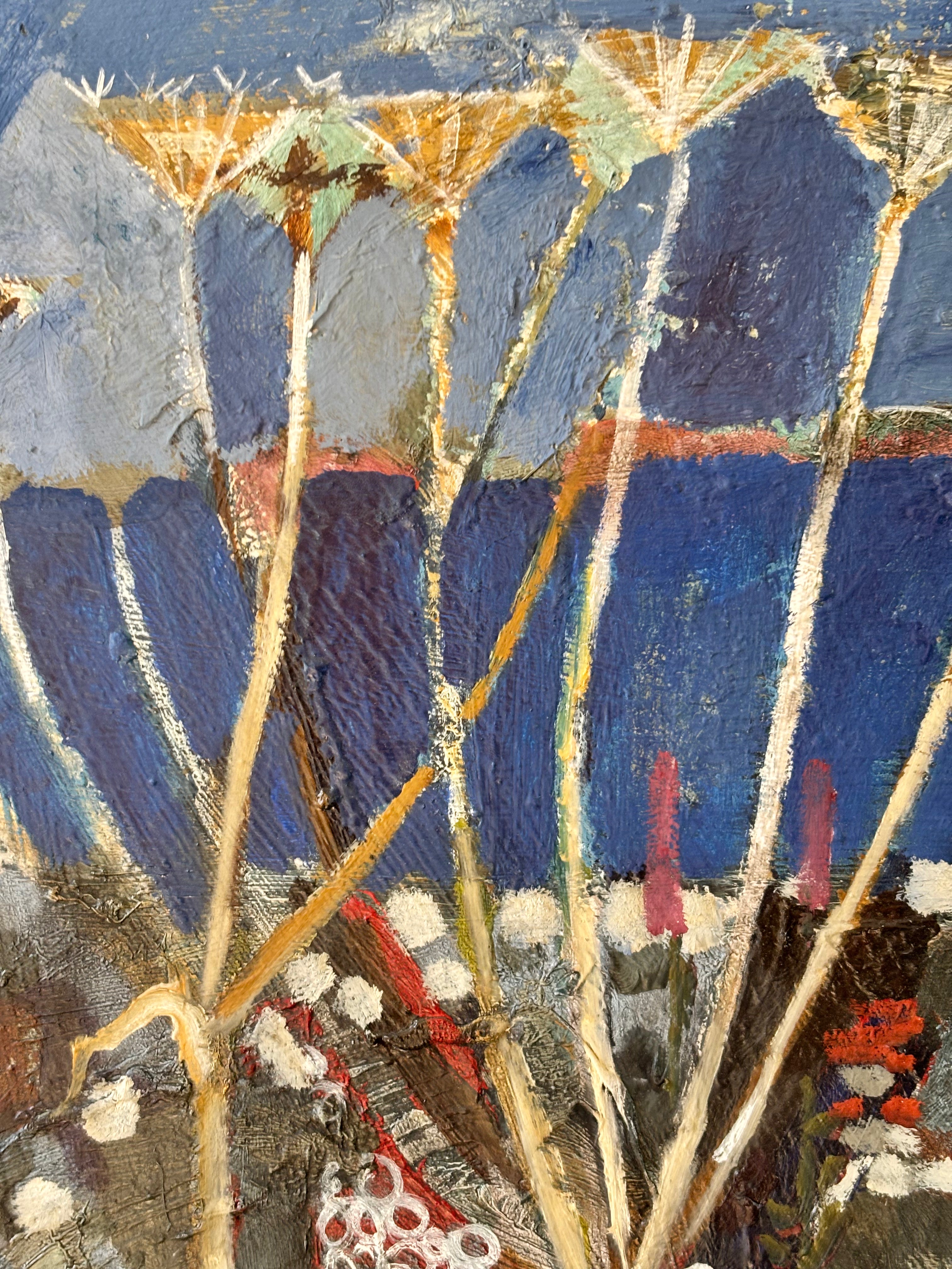 Flowers by the Rocky Shore