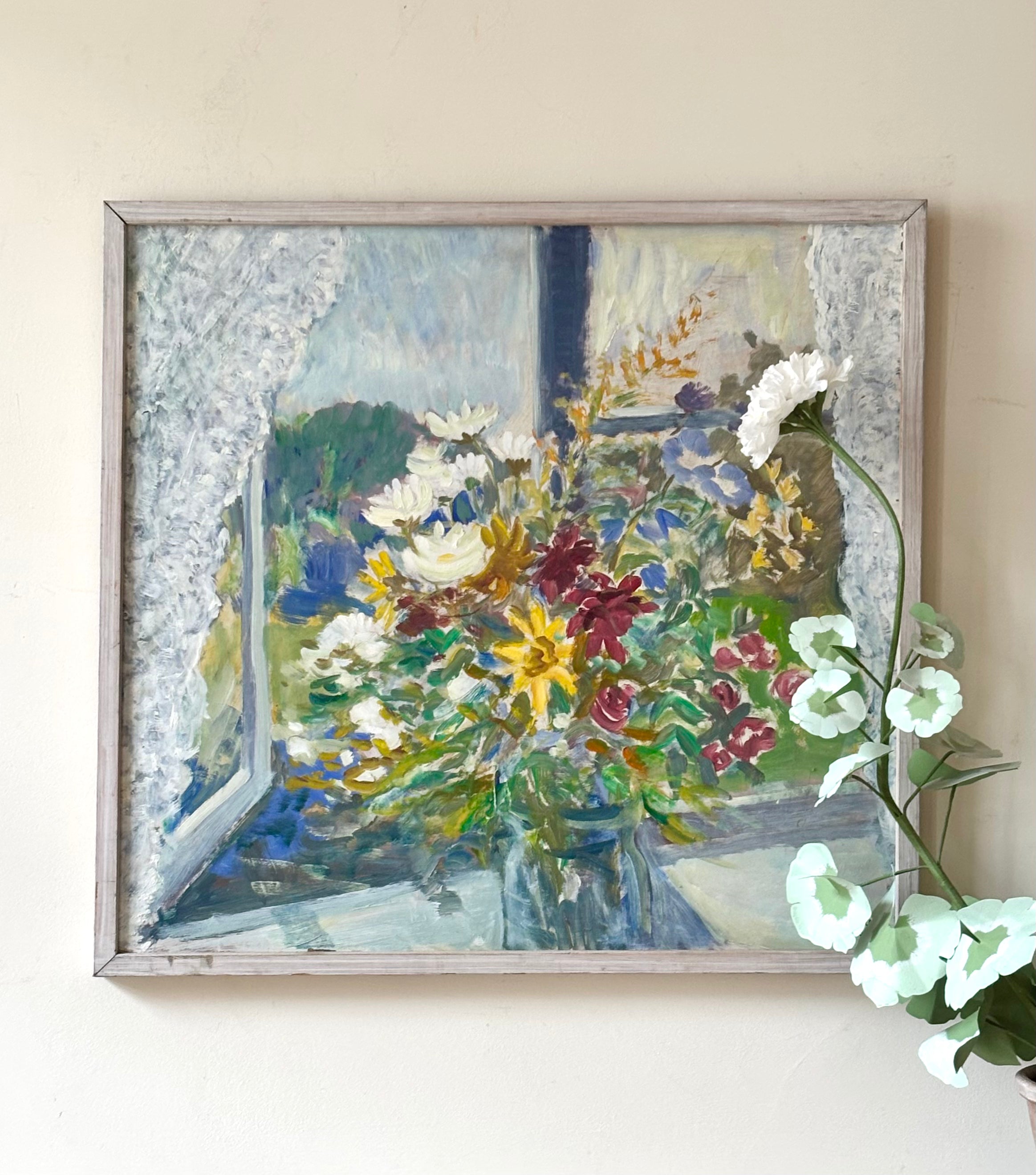 Spring Flowers in the Window