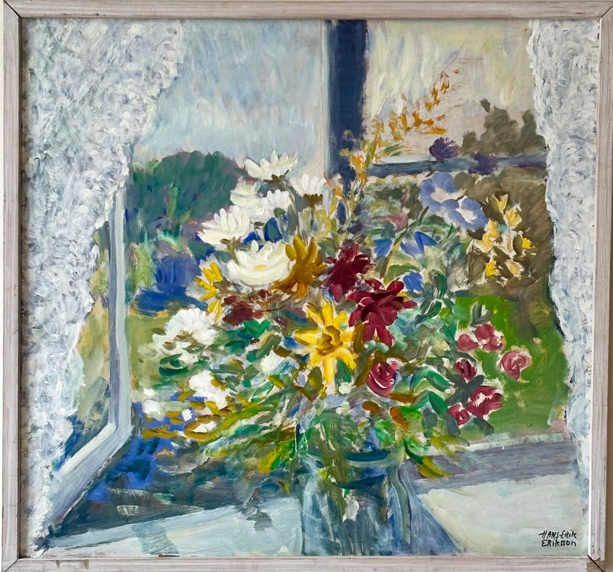 Spring Flowers in the Window