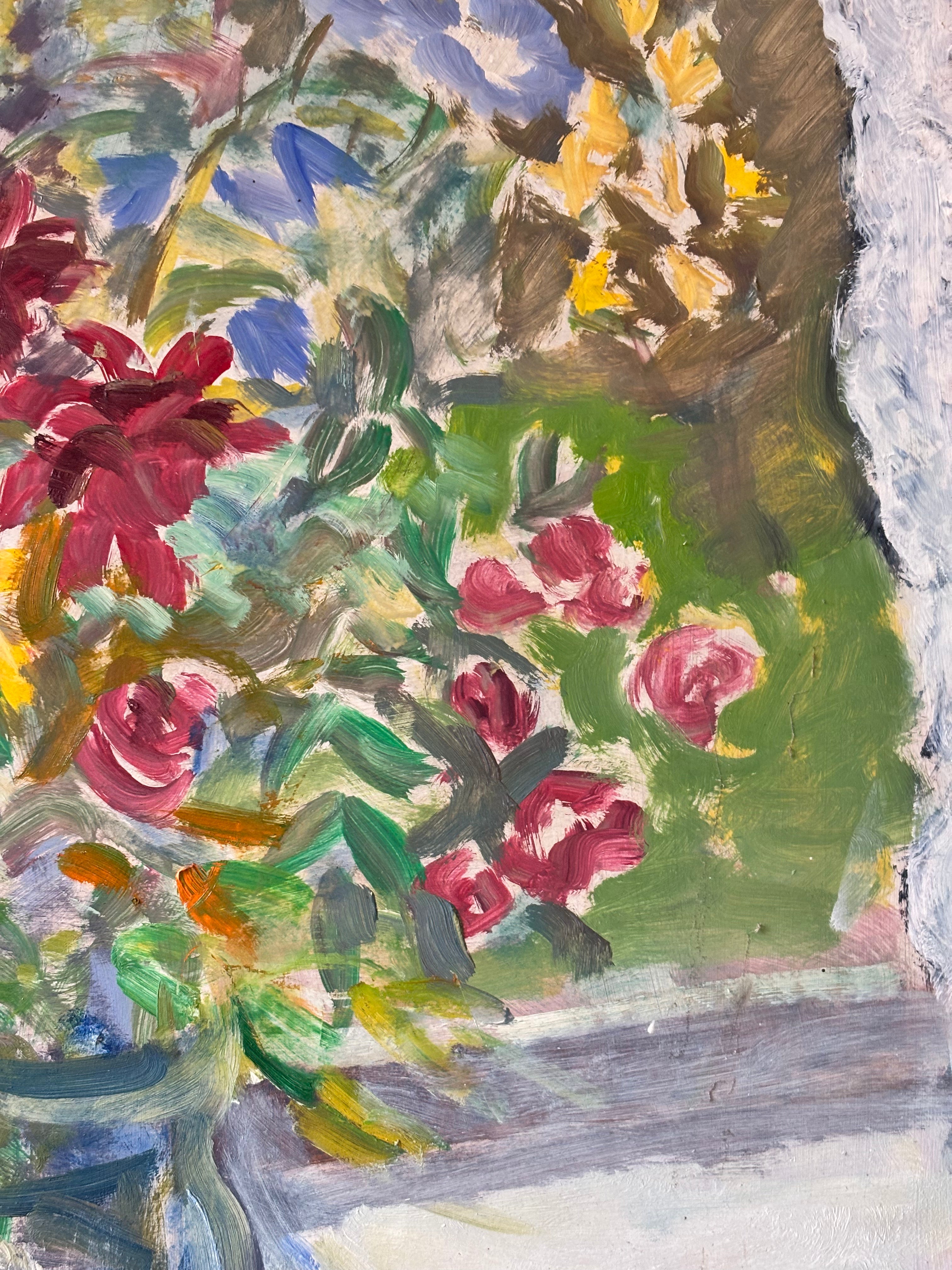 Spring Flowers in the Window