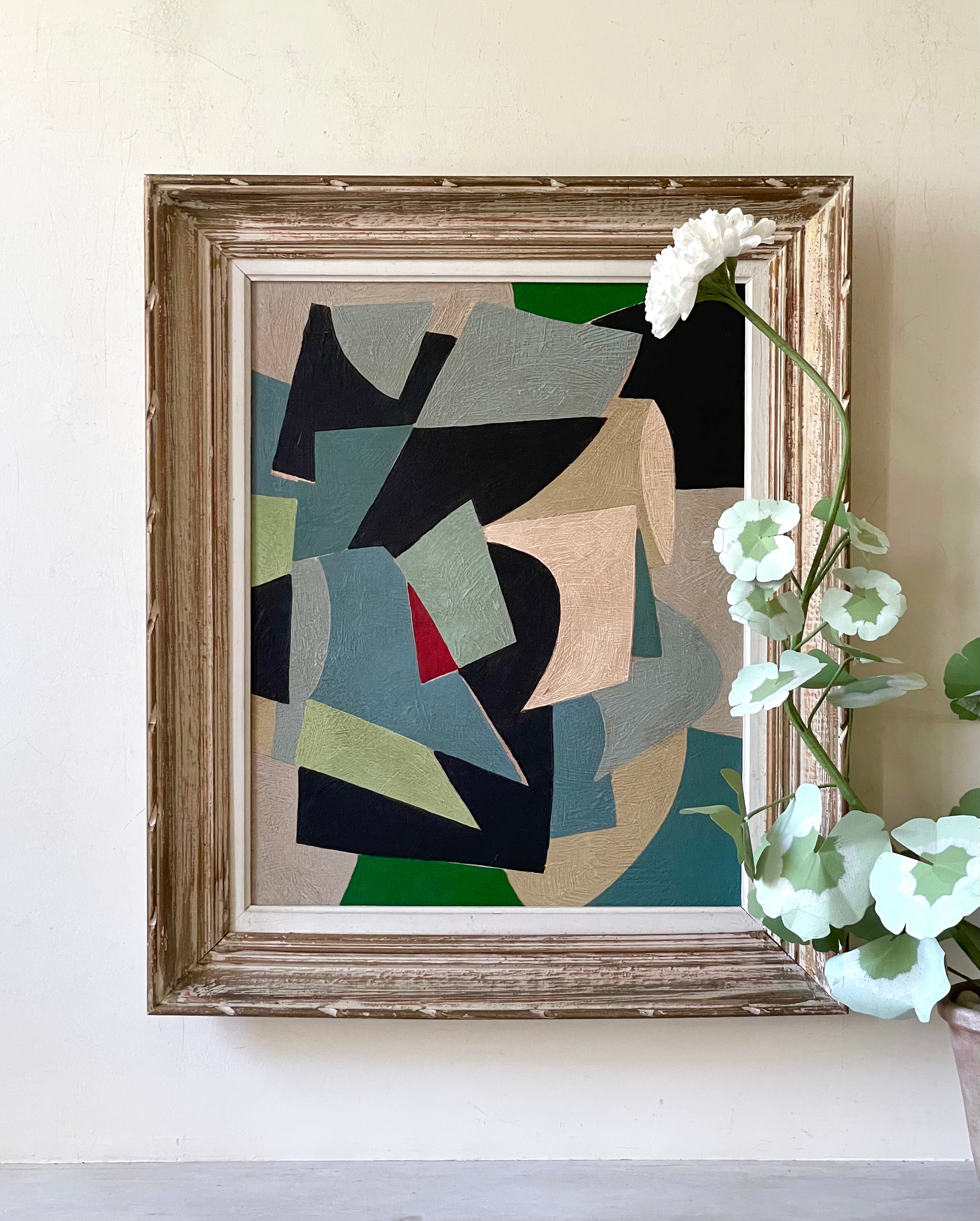 Red Triangle Abstract