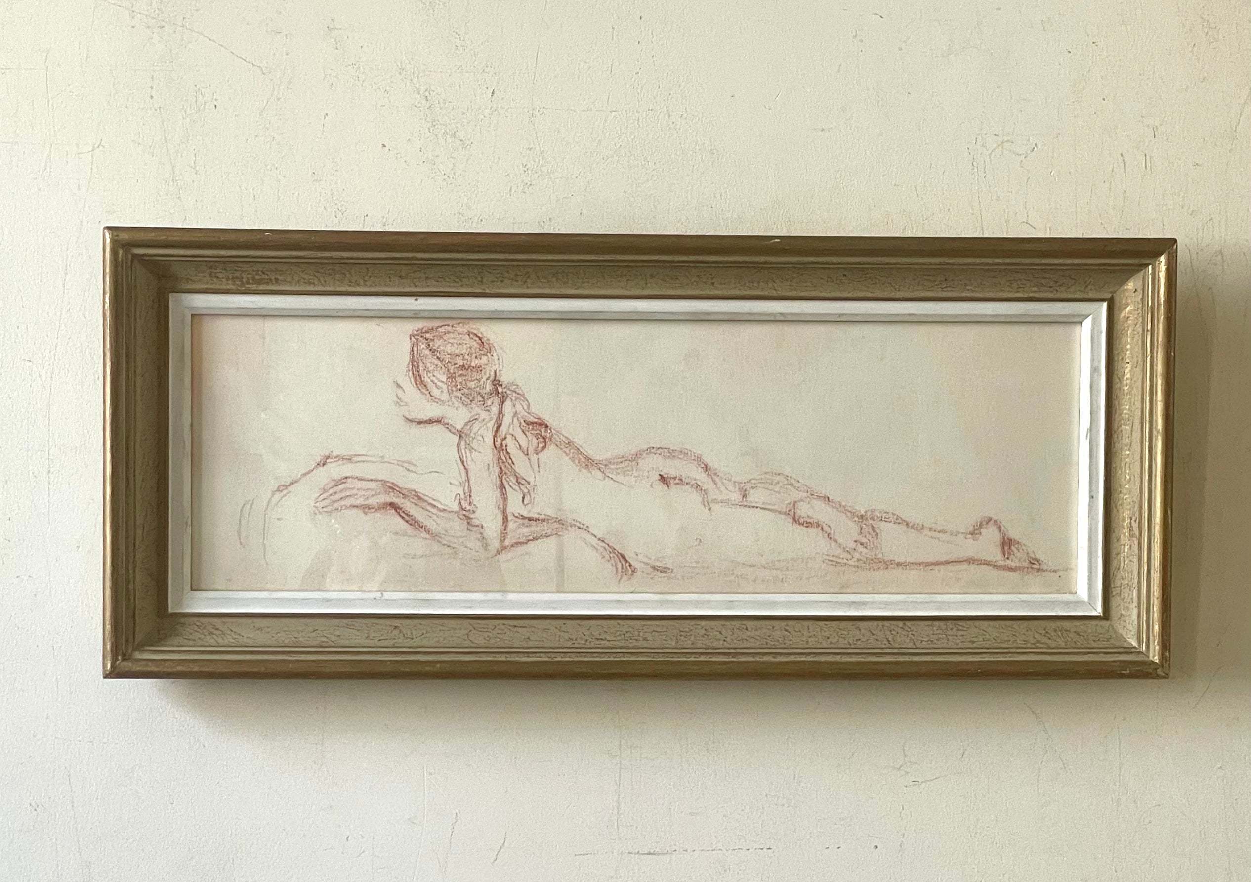 Sanguine Reclining Nude
