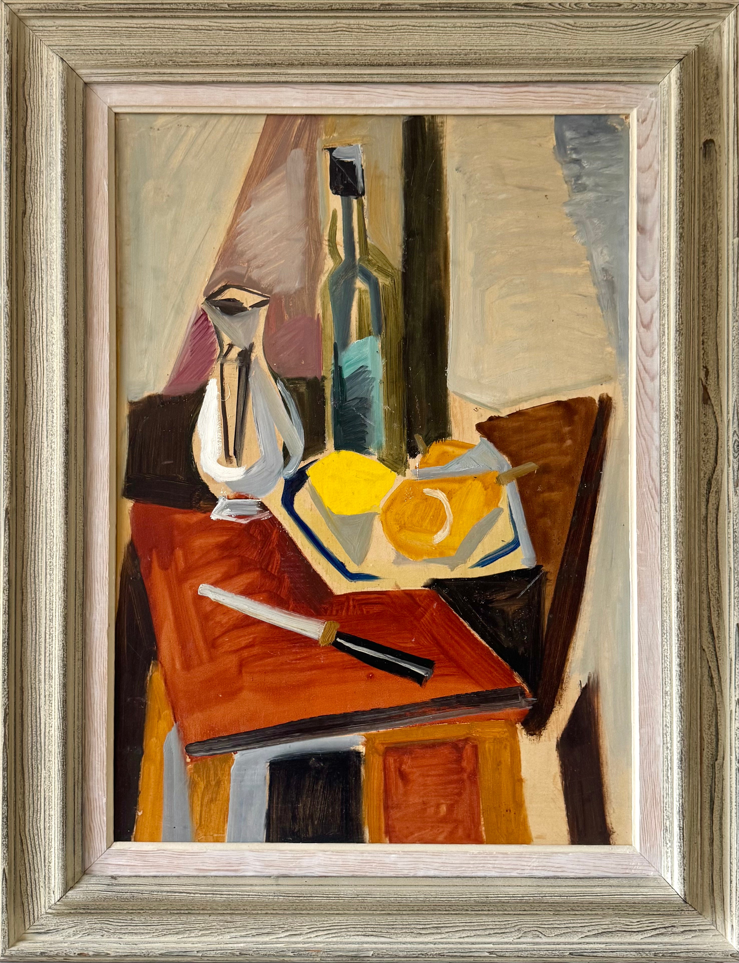 "Cubist" Still Life with Fruit