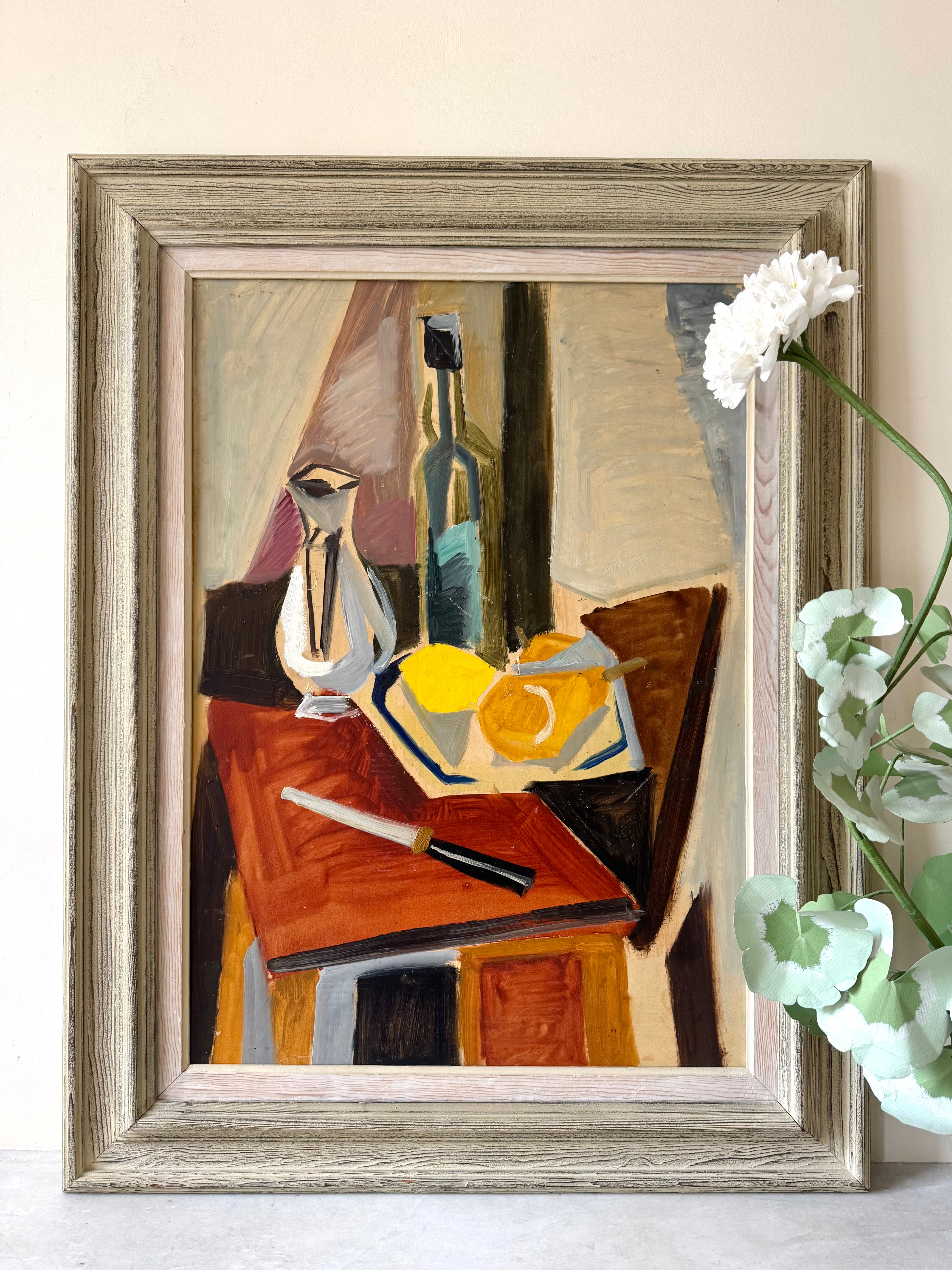 "Cubist" Still Life with Fruit