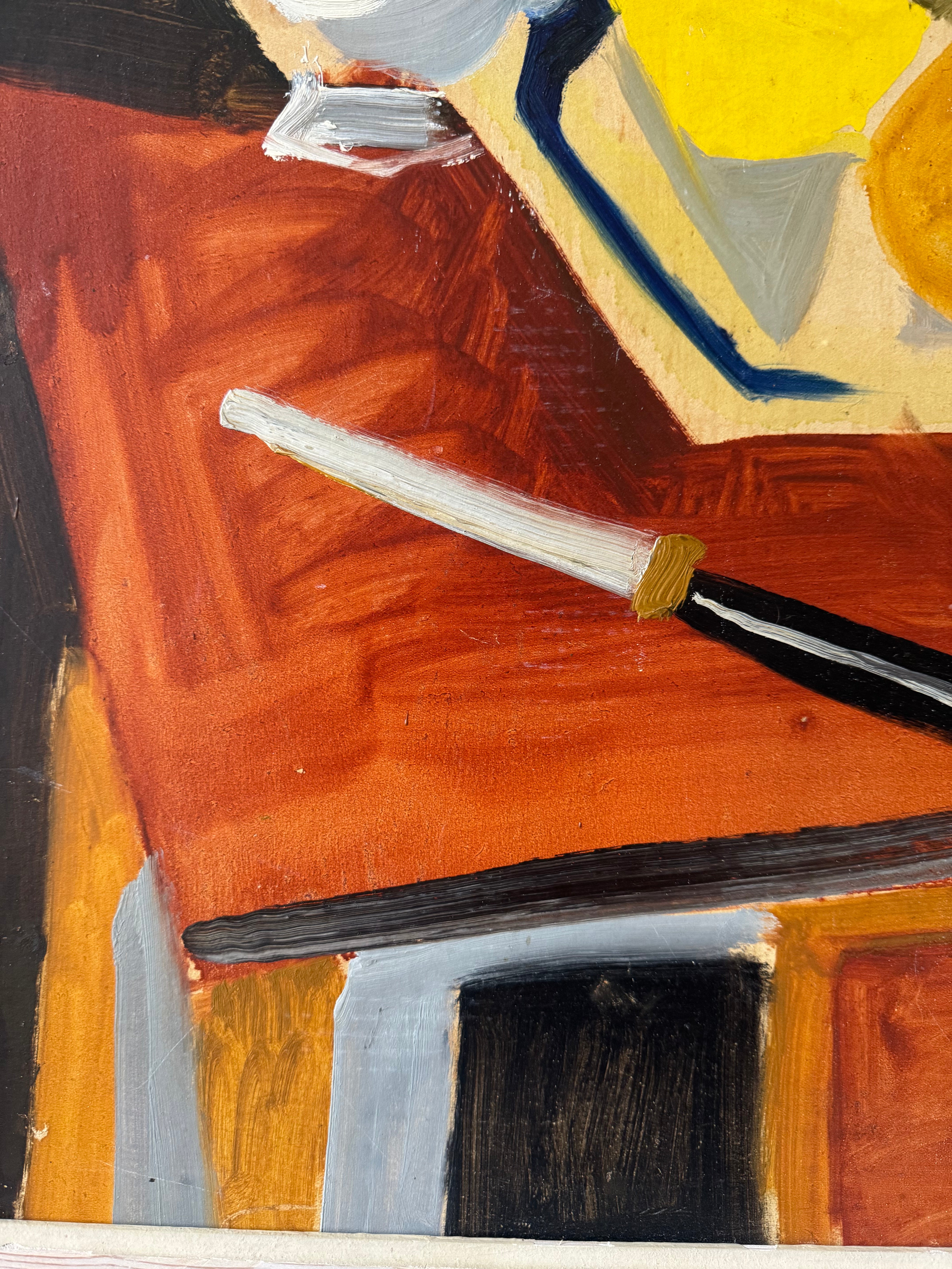 "Cubist" Still Life with Fruit