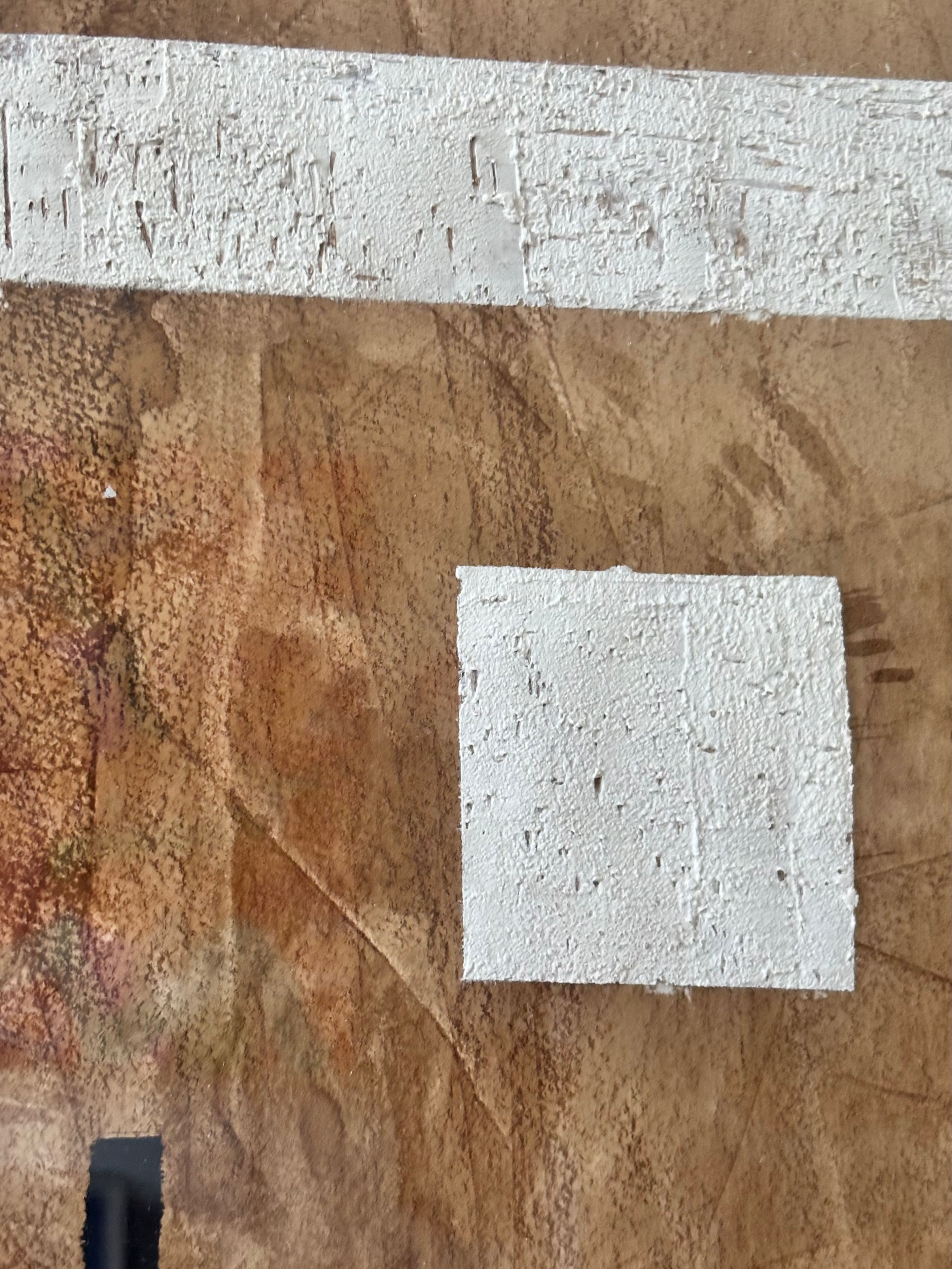 Brown and White Abstract