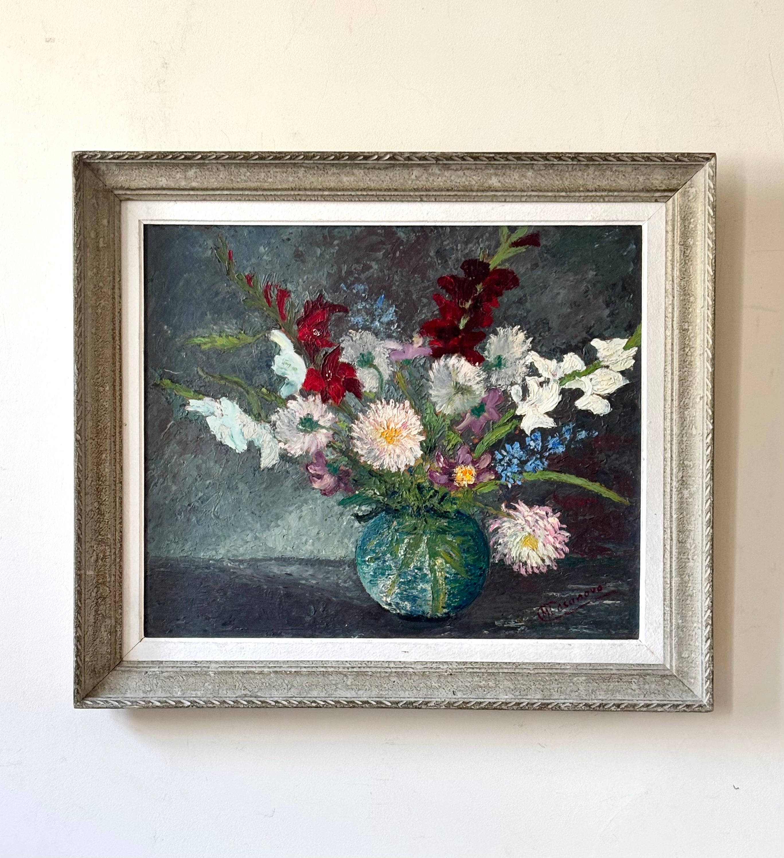 Gladioli and Dahlias