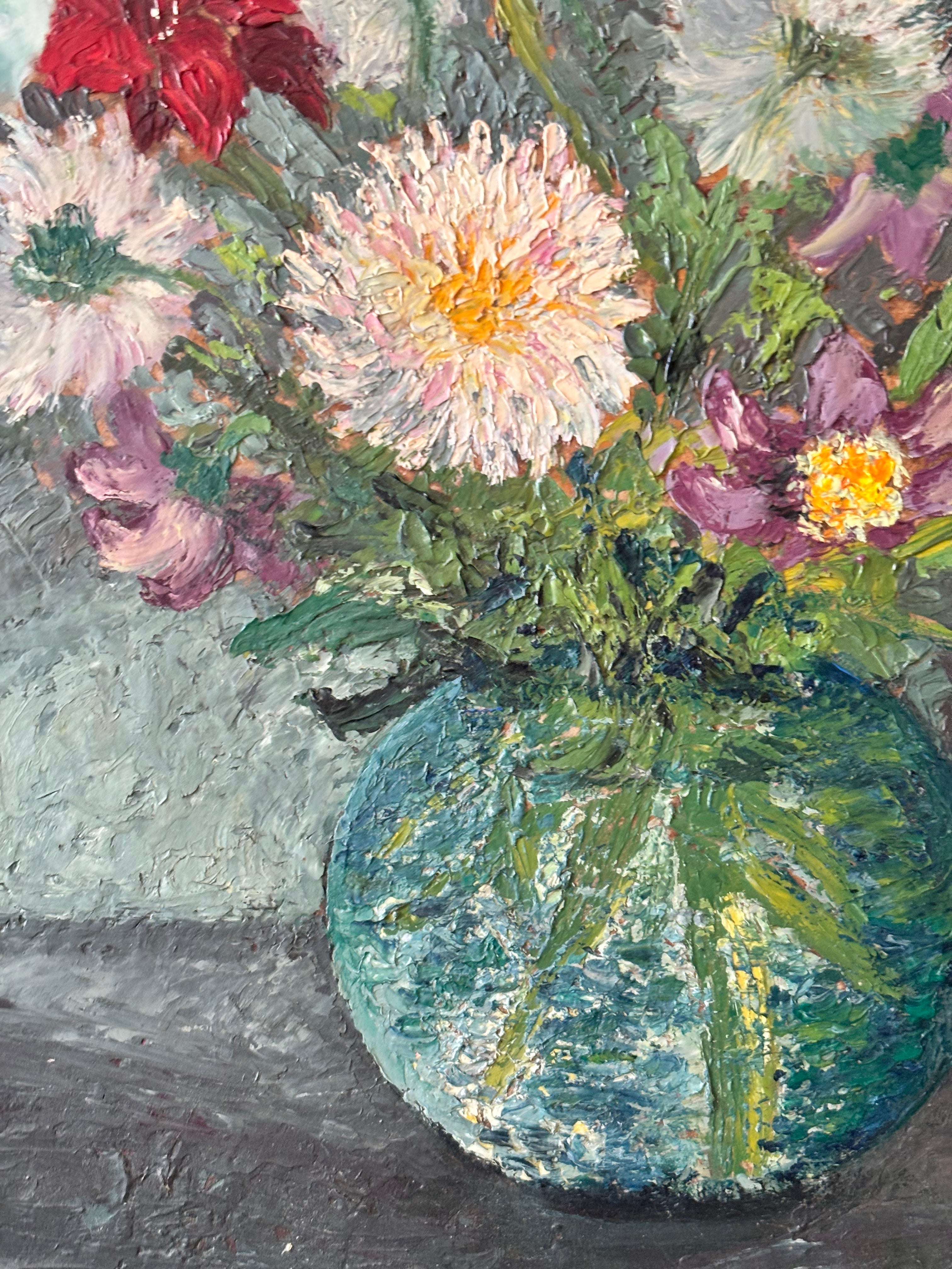 Gladioli and Dahlias