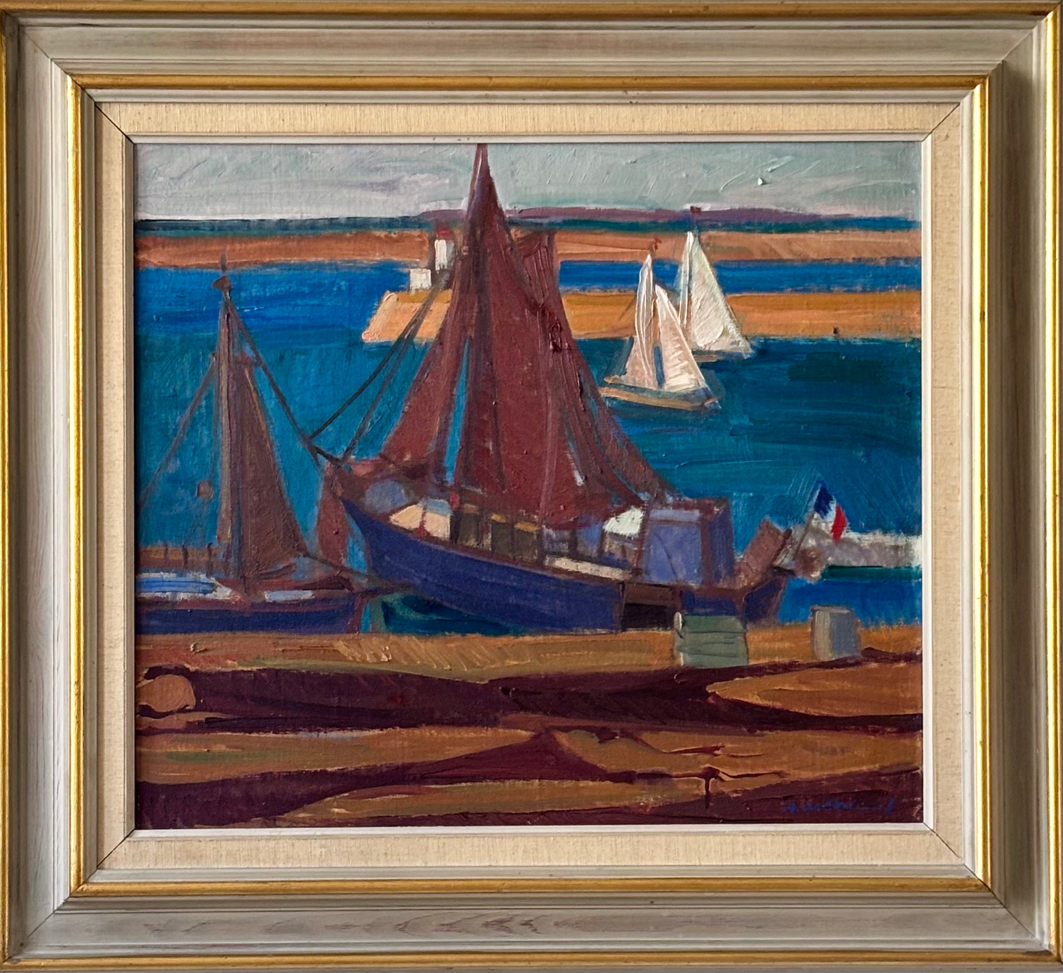 French Ship in the Harbour