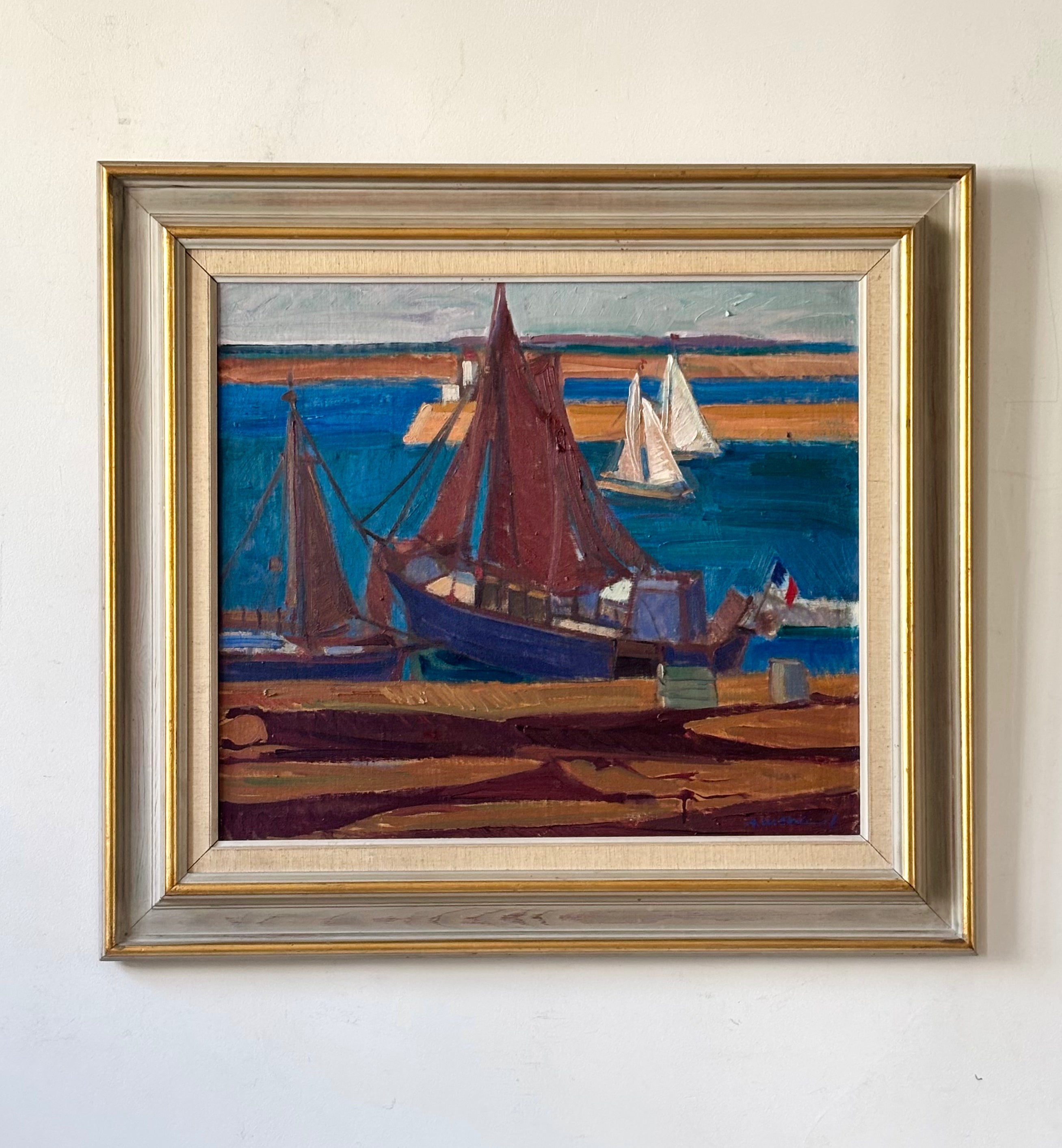 French Ship in the Harbour