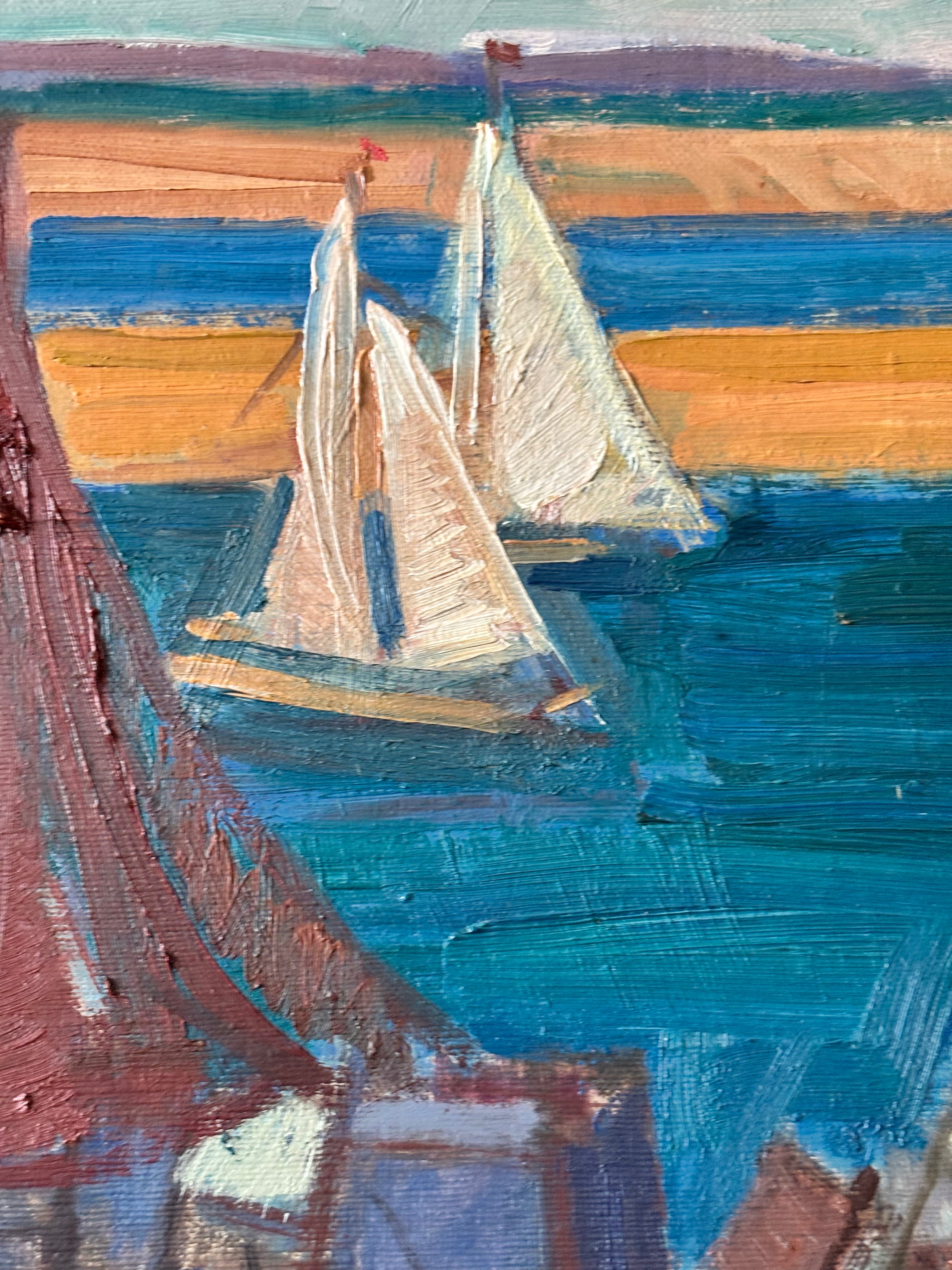 French Ship in the Harbour