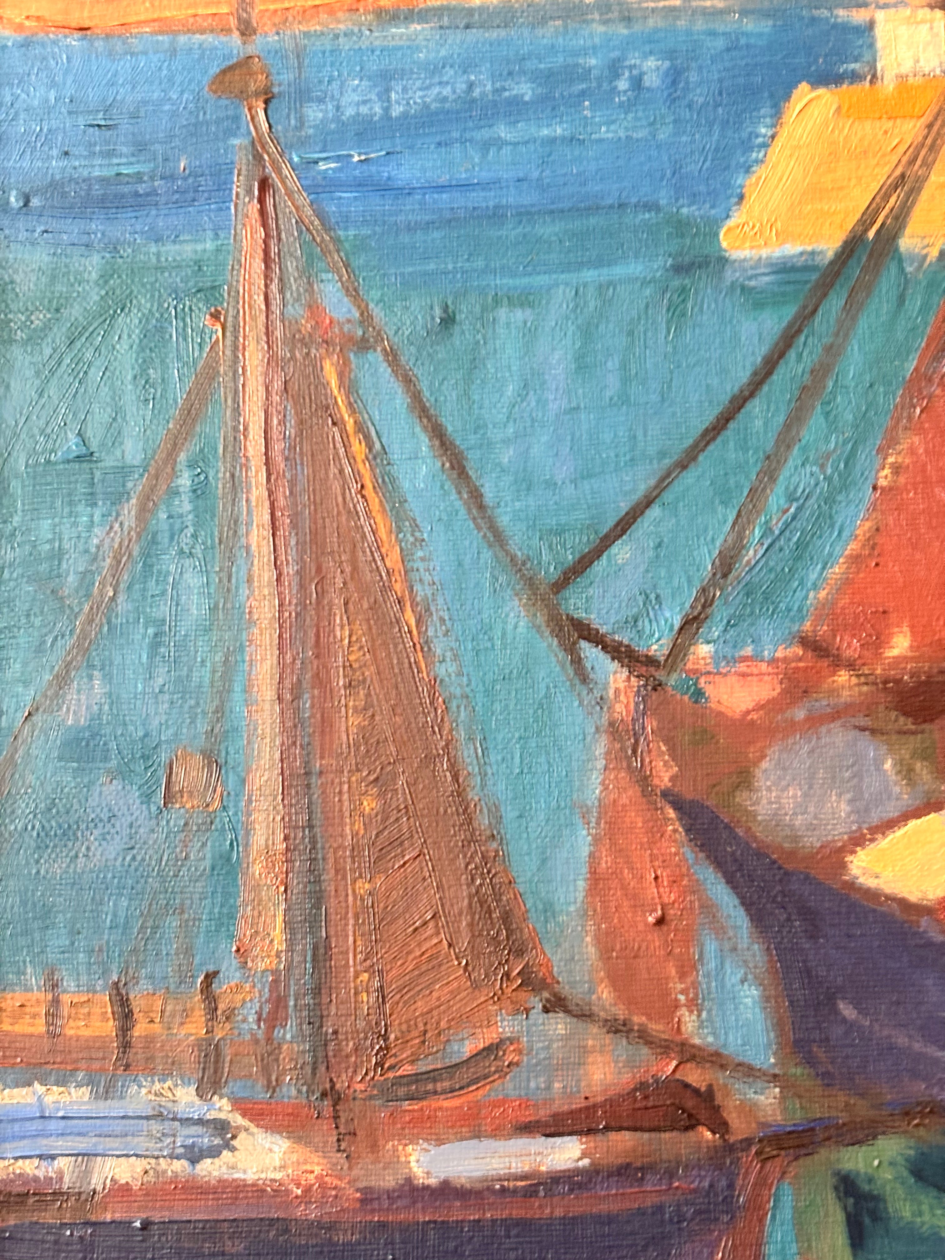 French Ship in the Harbour