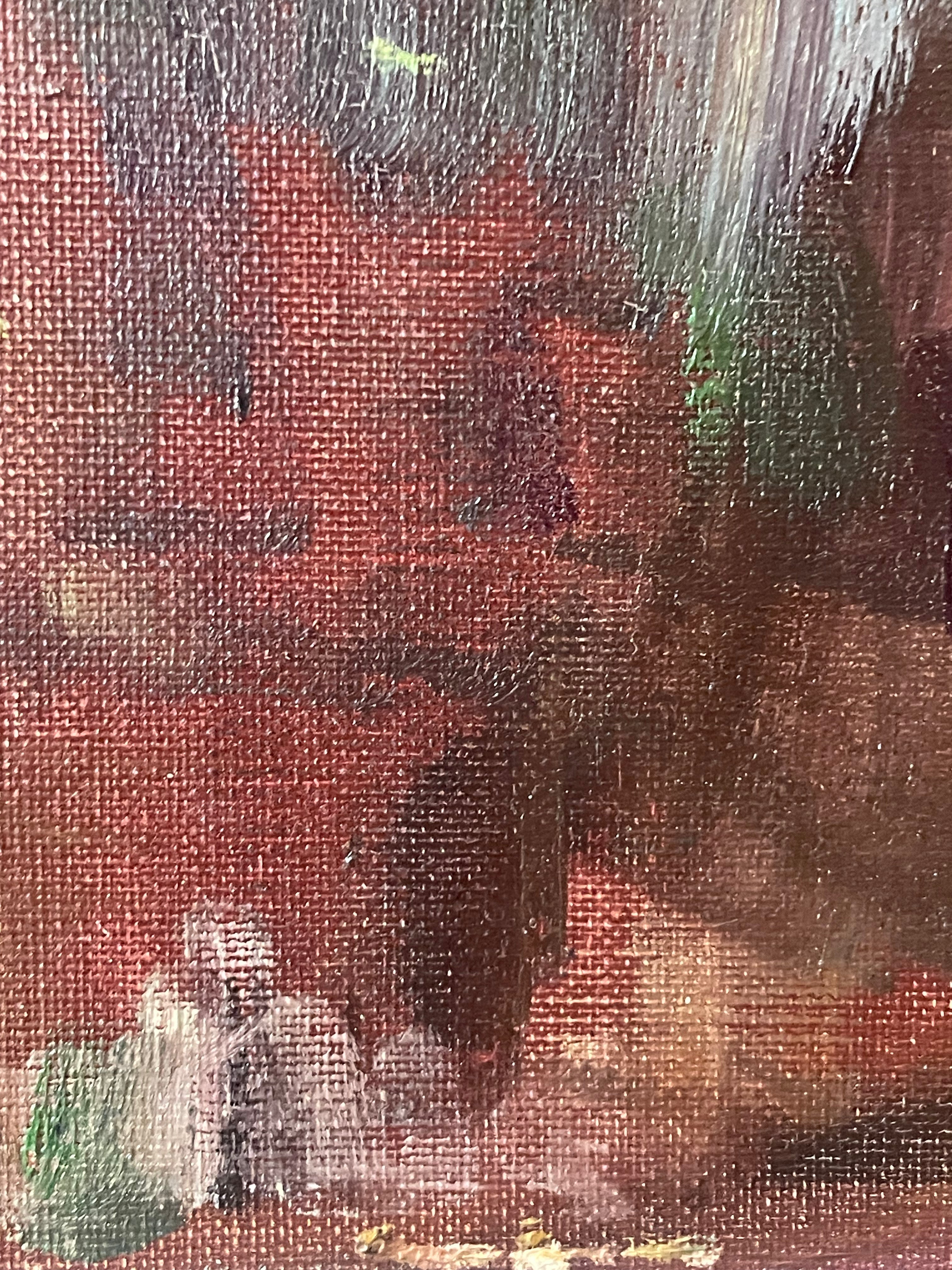 Dahlias on a Table