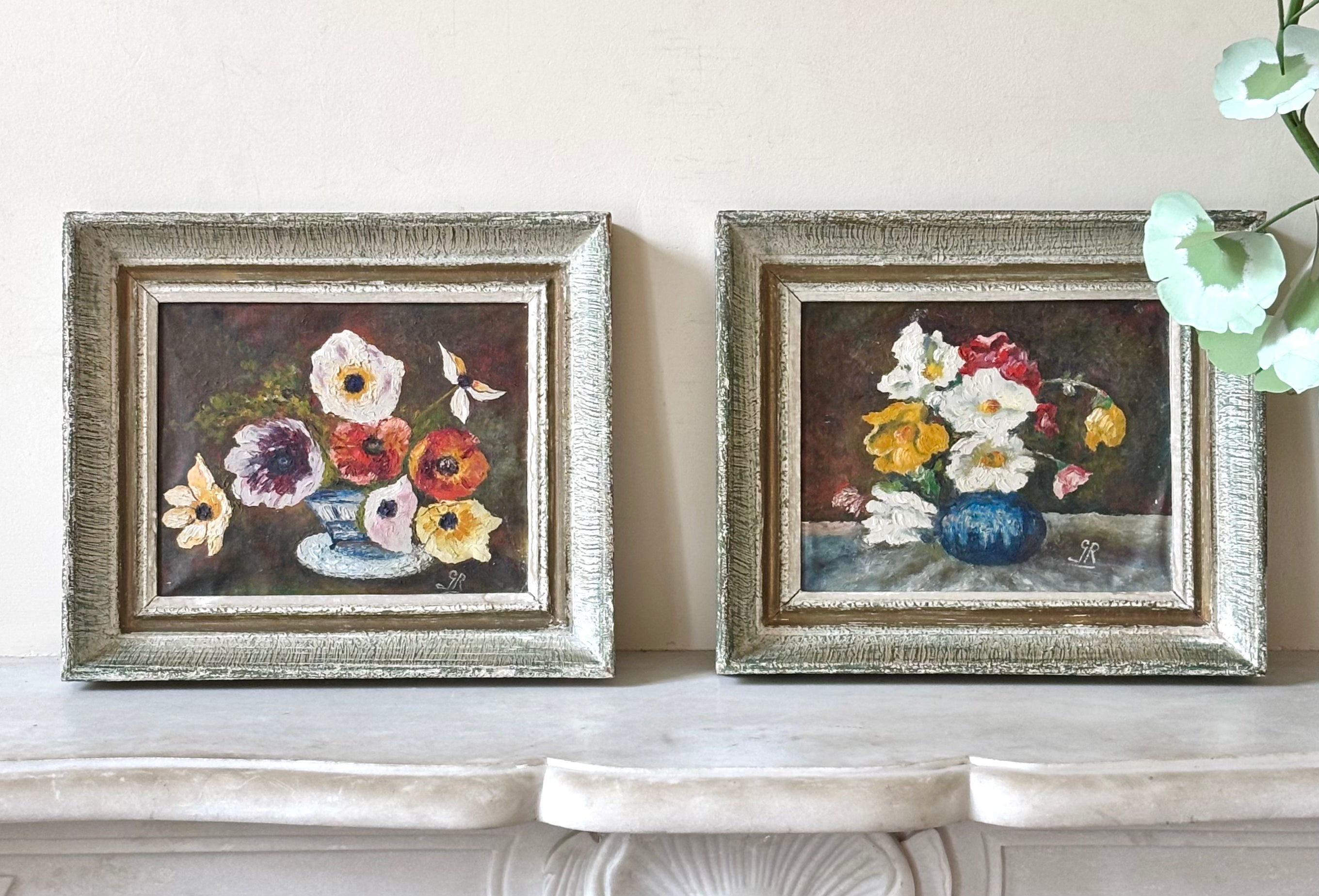 Pair of French Florals