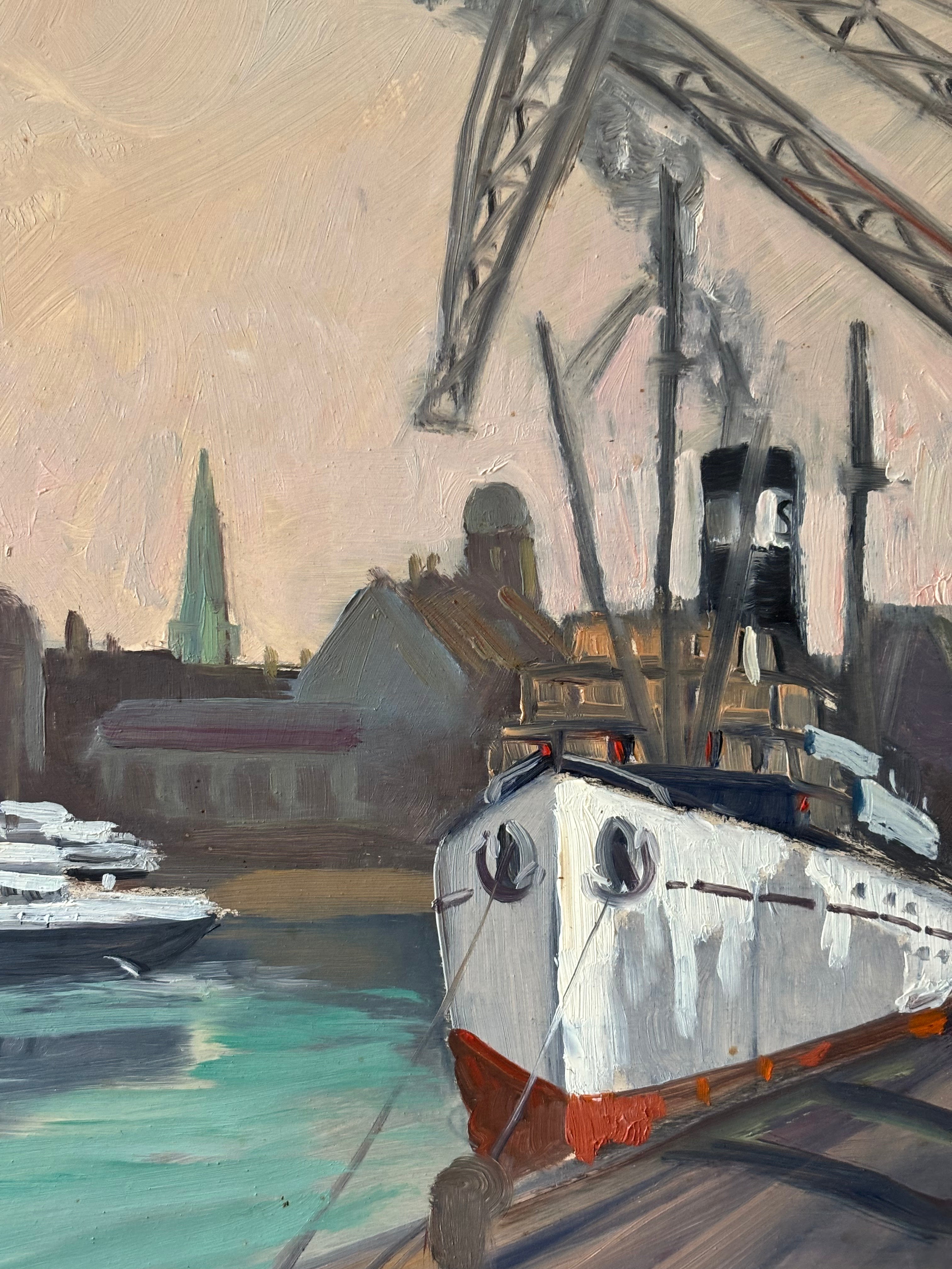 Ship in the Harbour