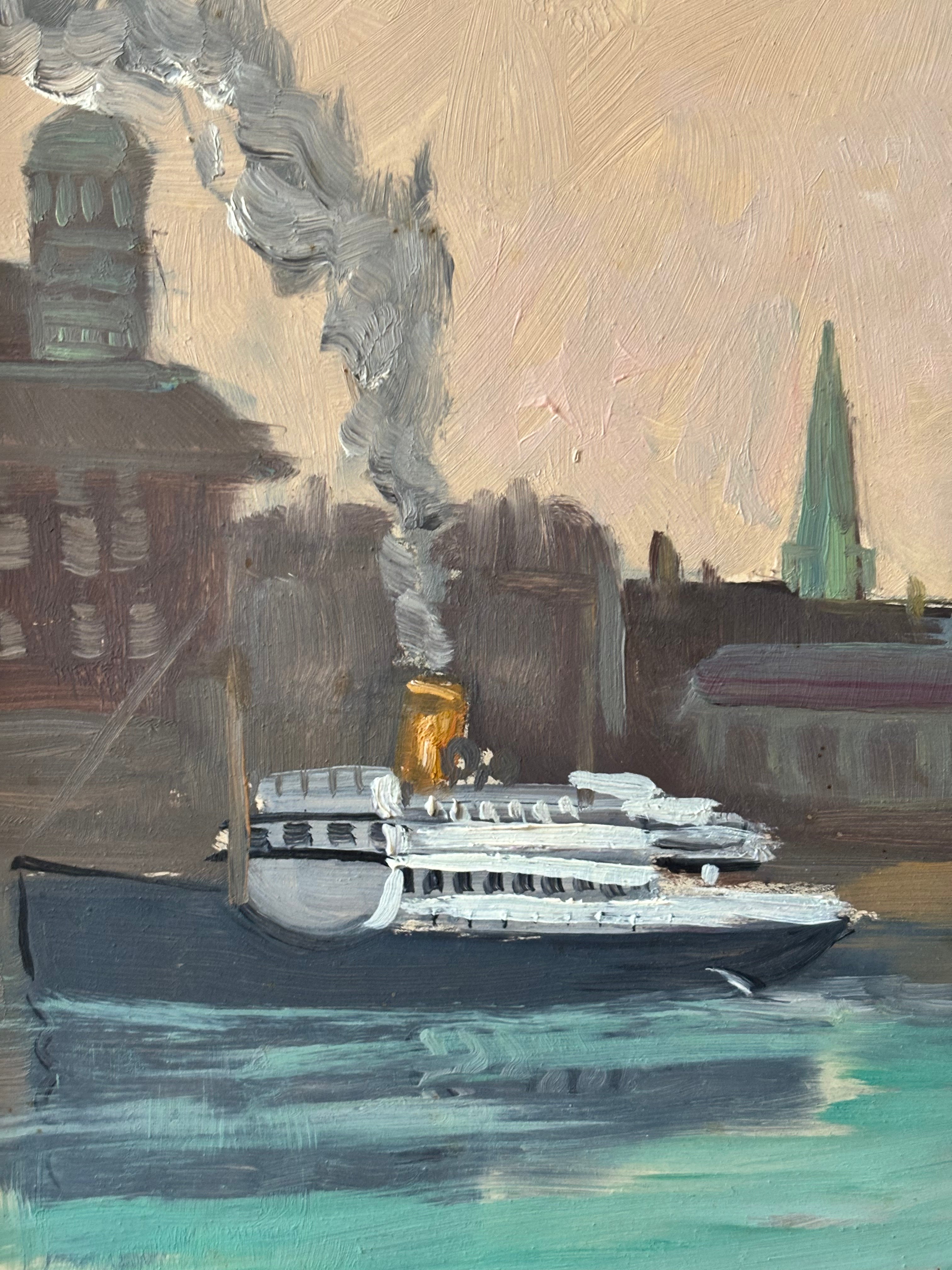 Ship in the Harbour