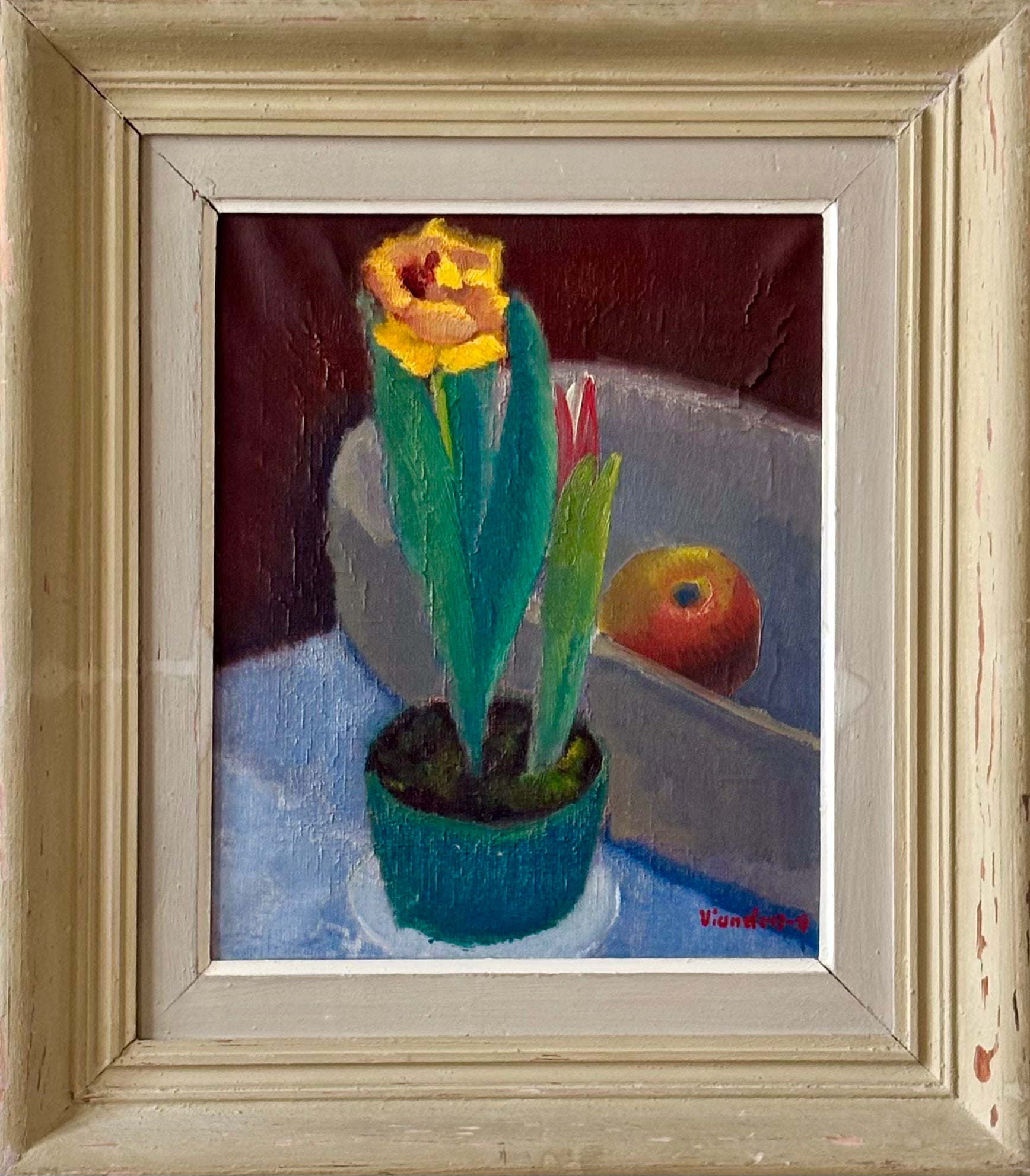 Yellow Tulip and Apple