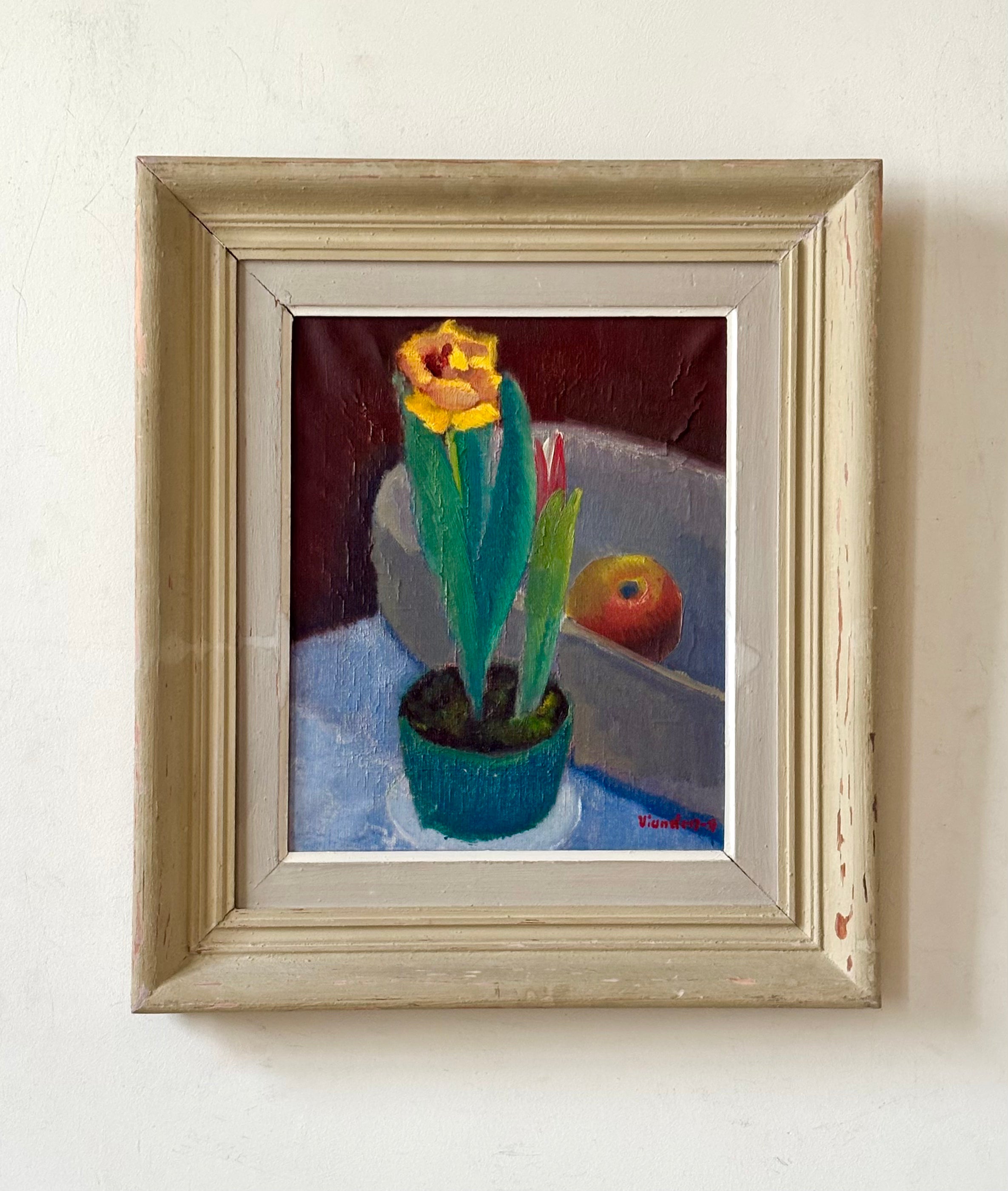 Yellow Tulip and Apple