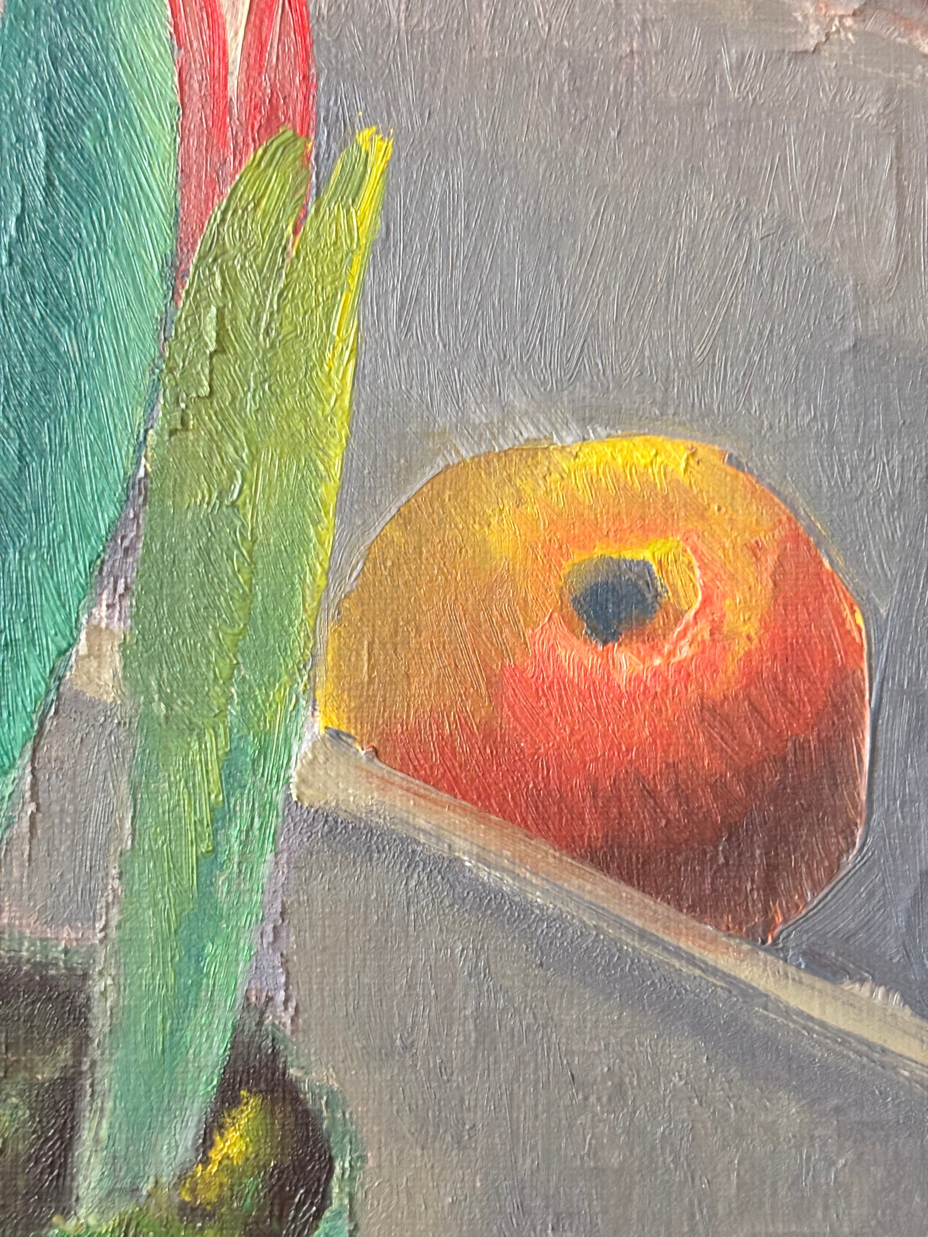 Yellow Tulip and Apple