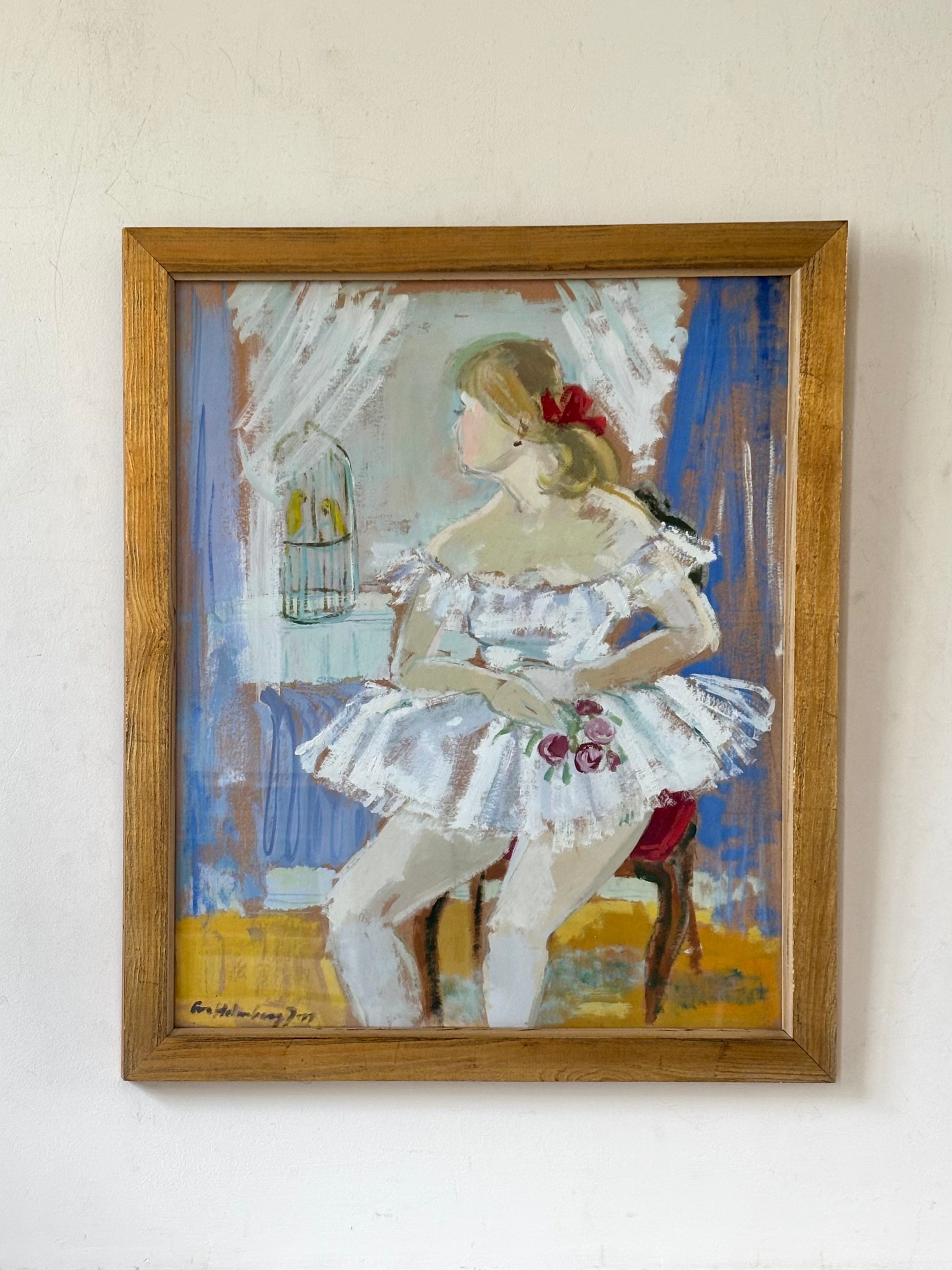 Ballerina with Birdcage