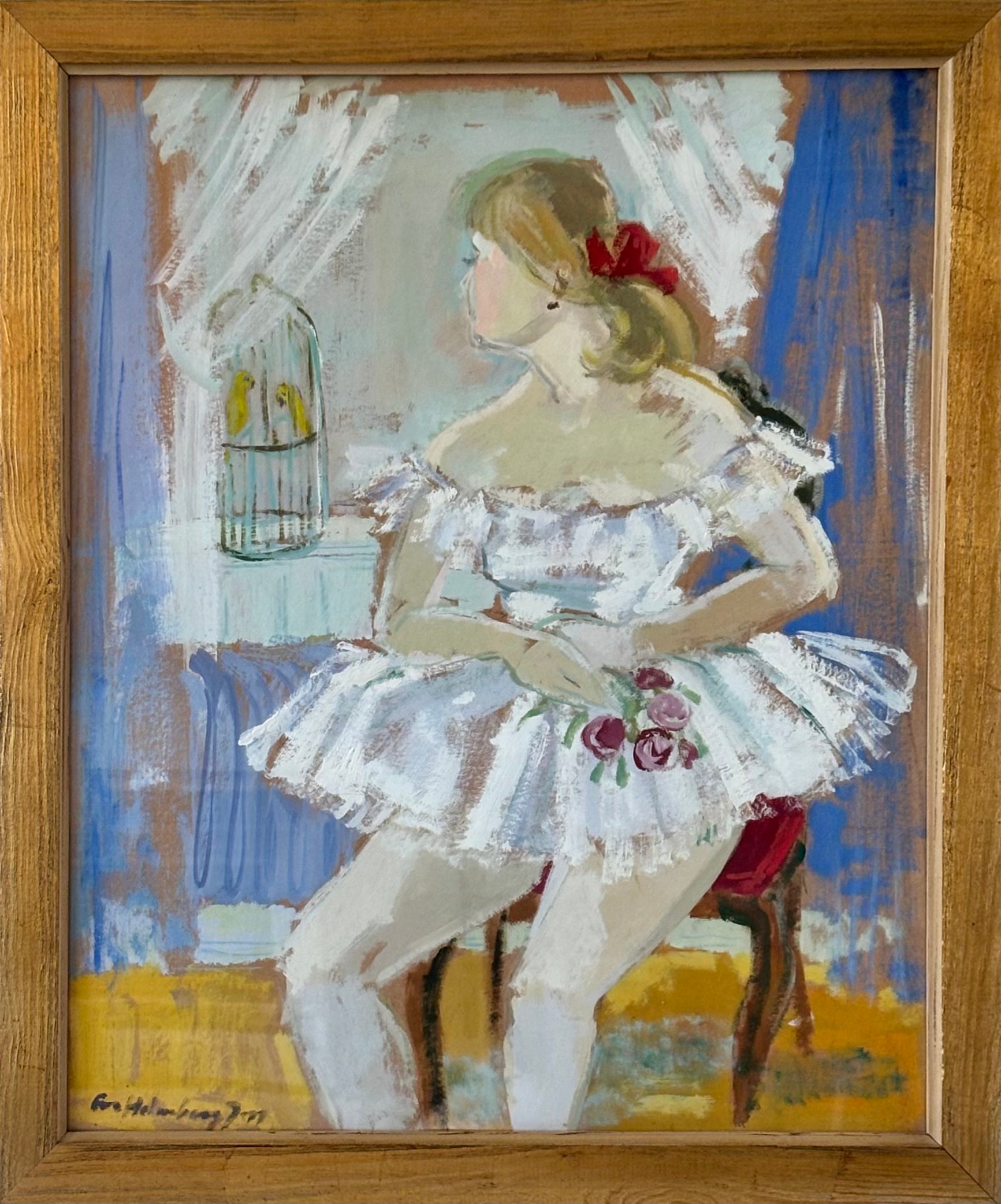 Ballerina with Birdcage