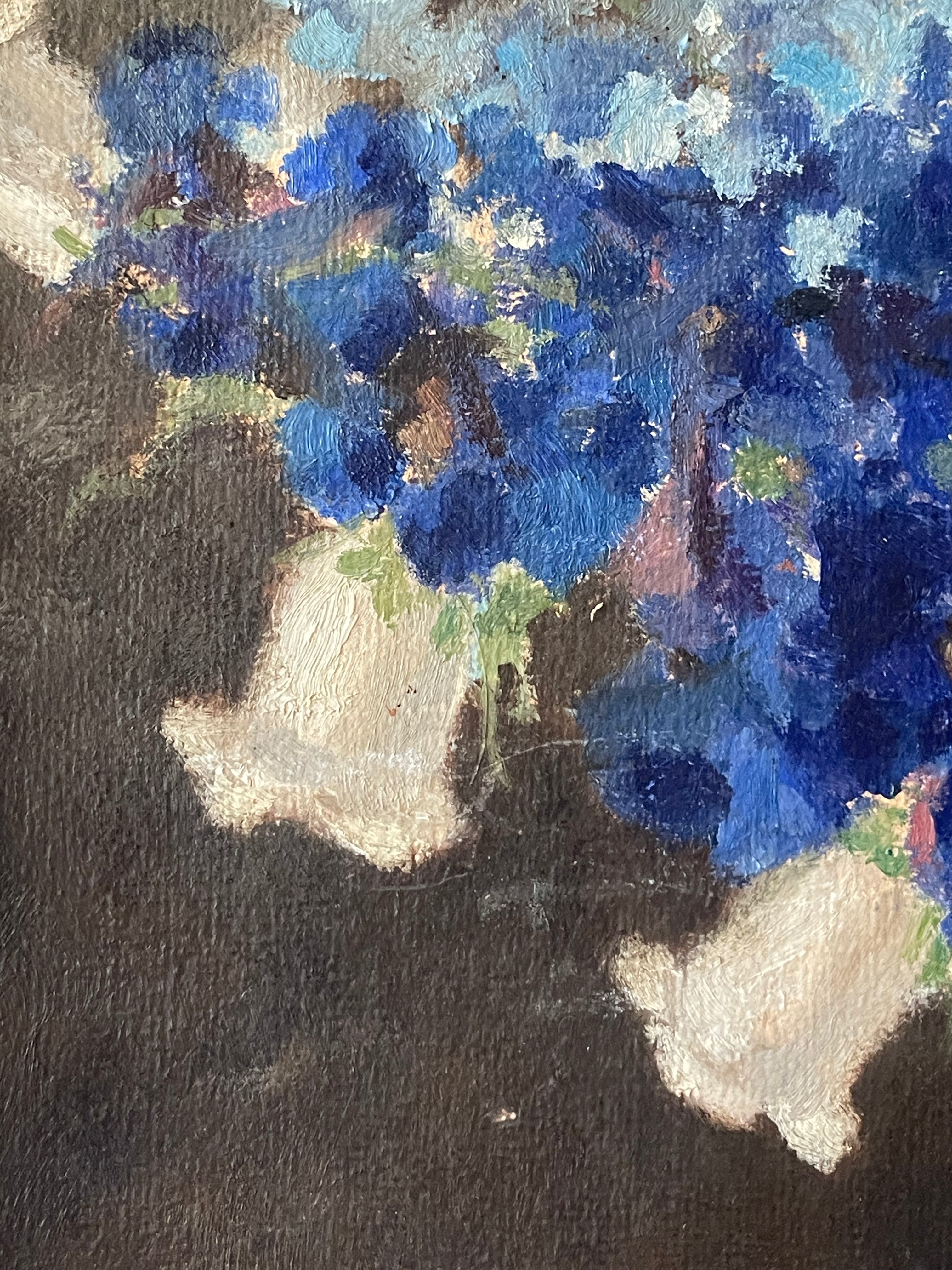 French Delphiniums and Hare's Bells