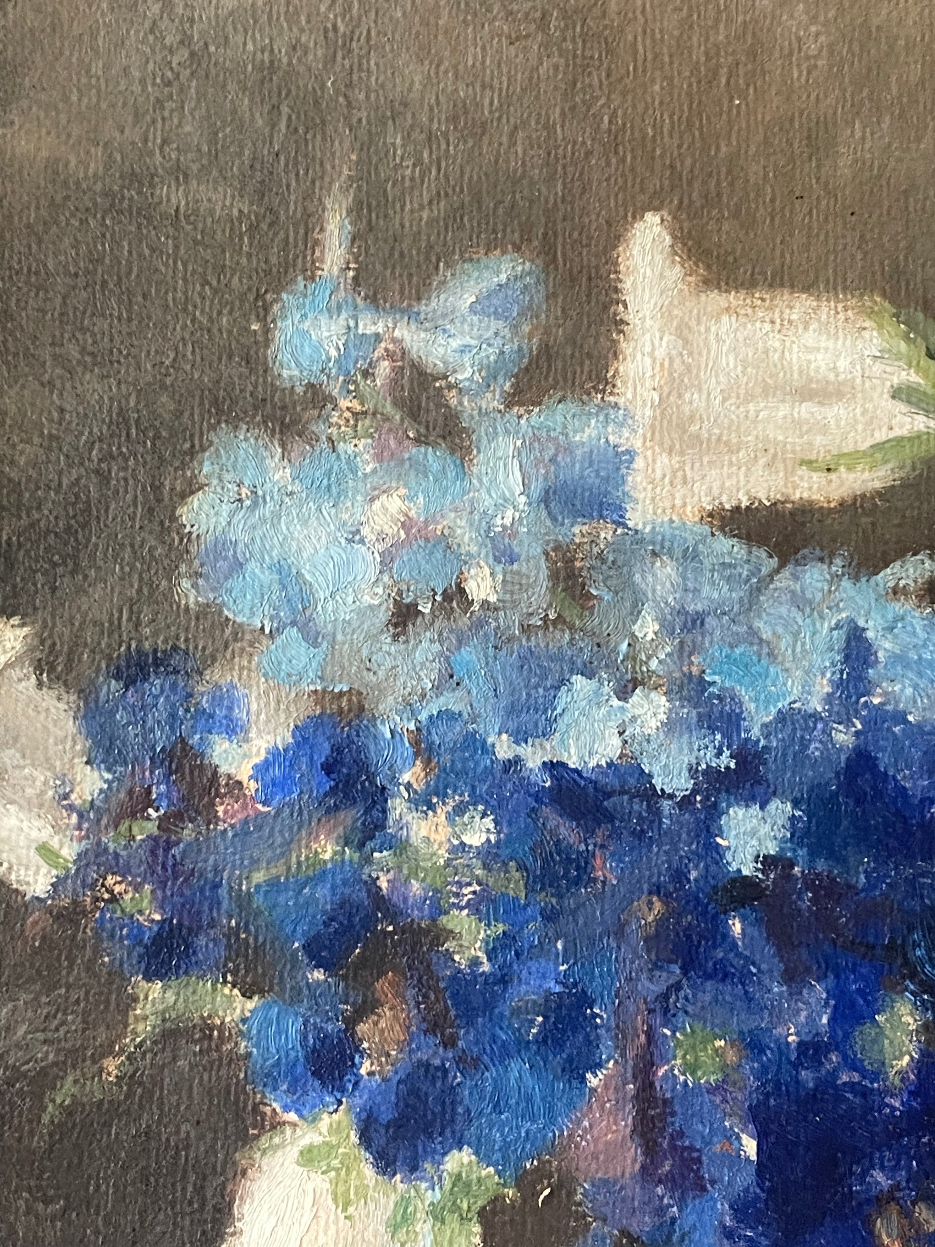 French Delphiniums and Hare's Bells