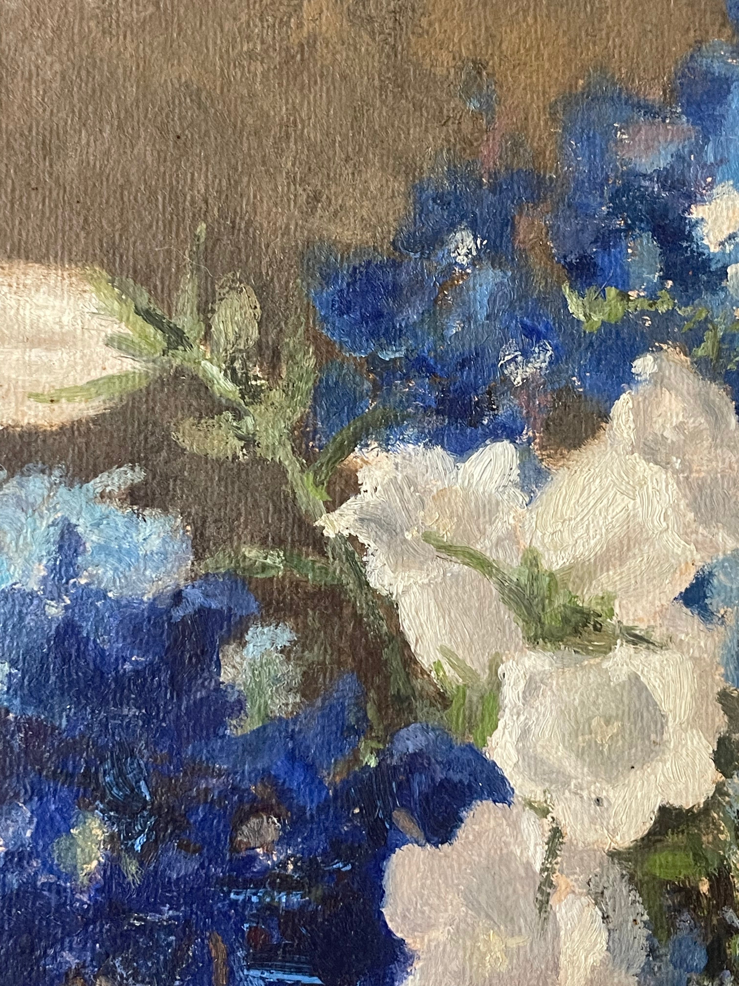 French Delphiniums and Hare's Bells