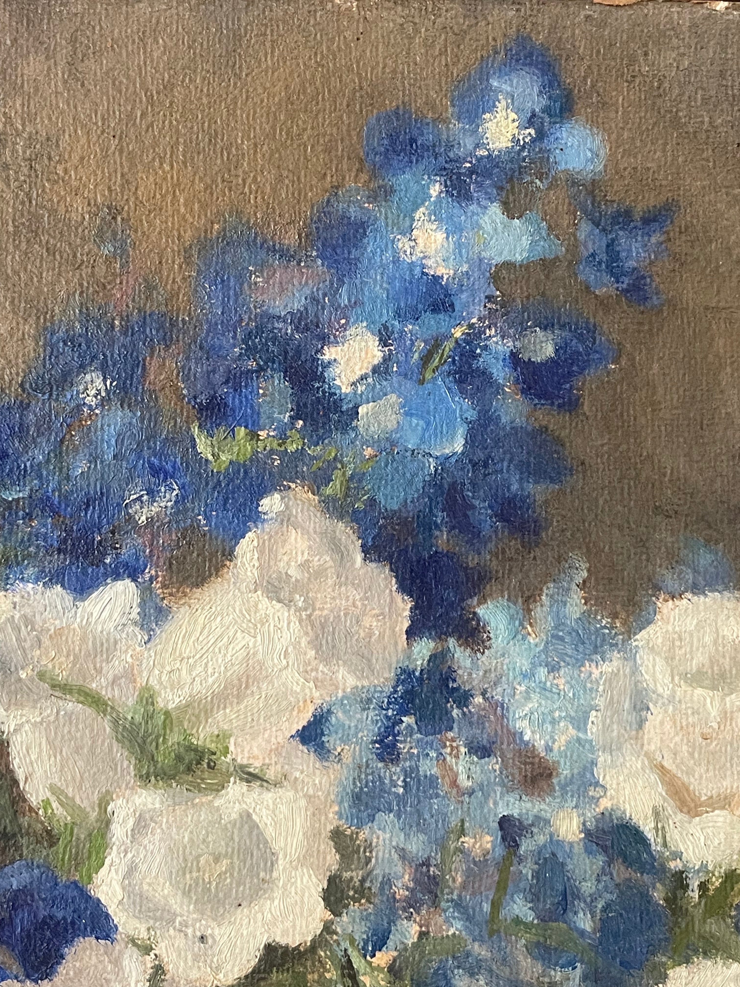 French Delphiniums and Hare's Bells