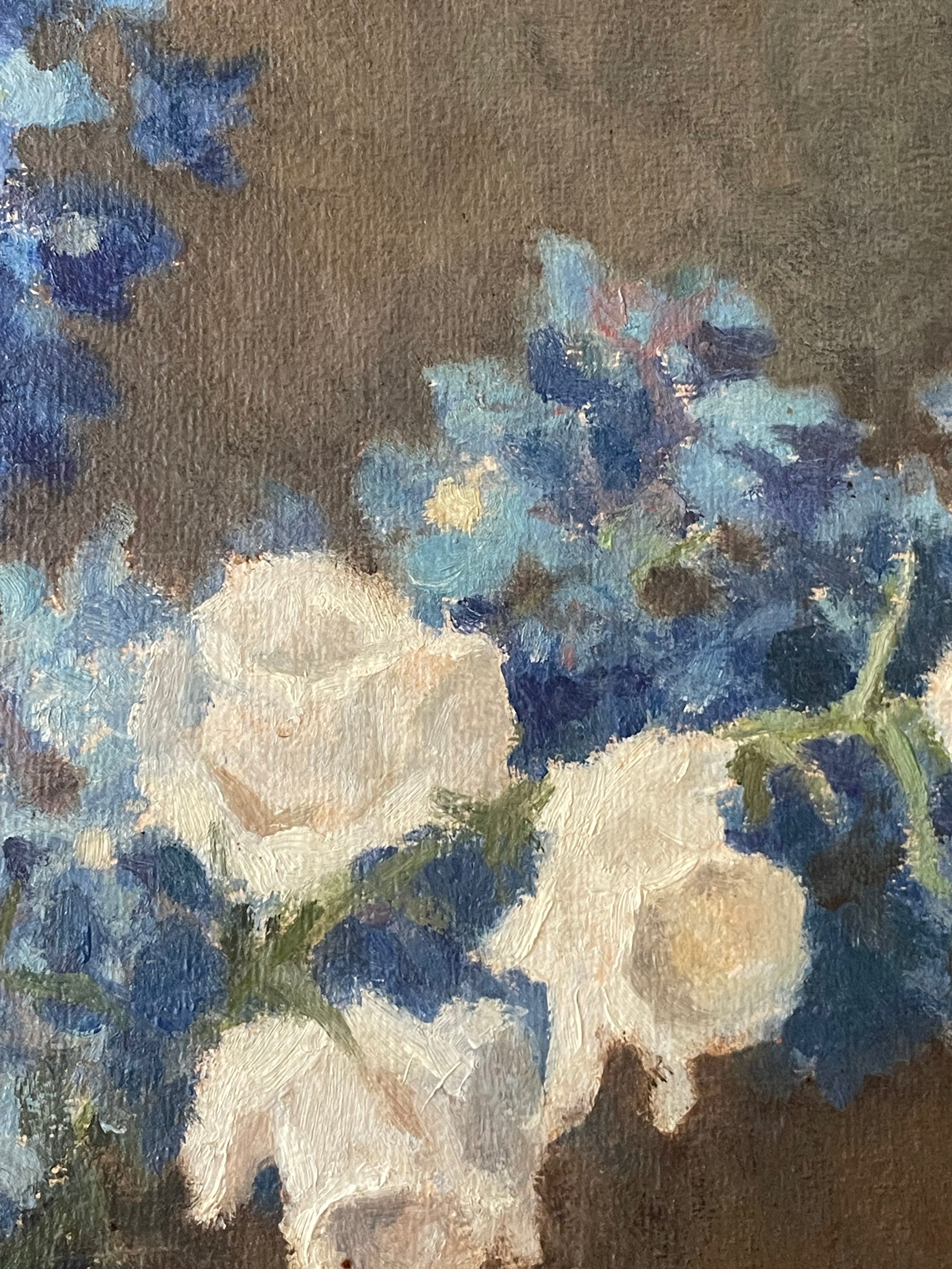 French Delphiniums and Hare's Bells