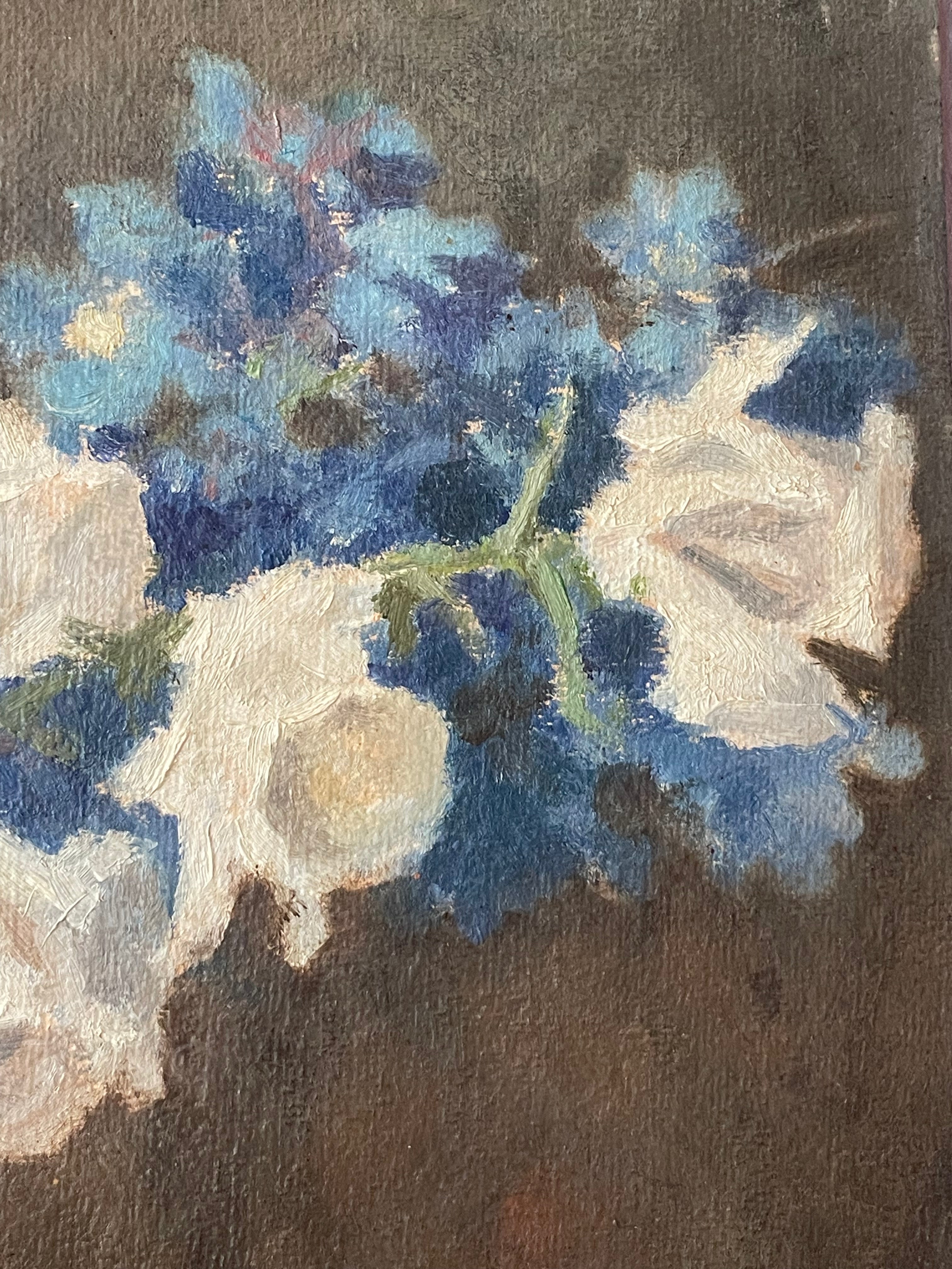 French Delphiniums and Hare's Bells