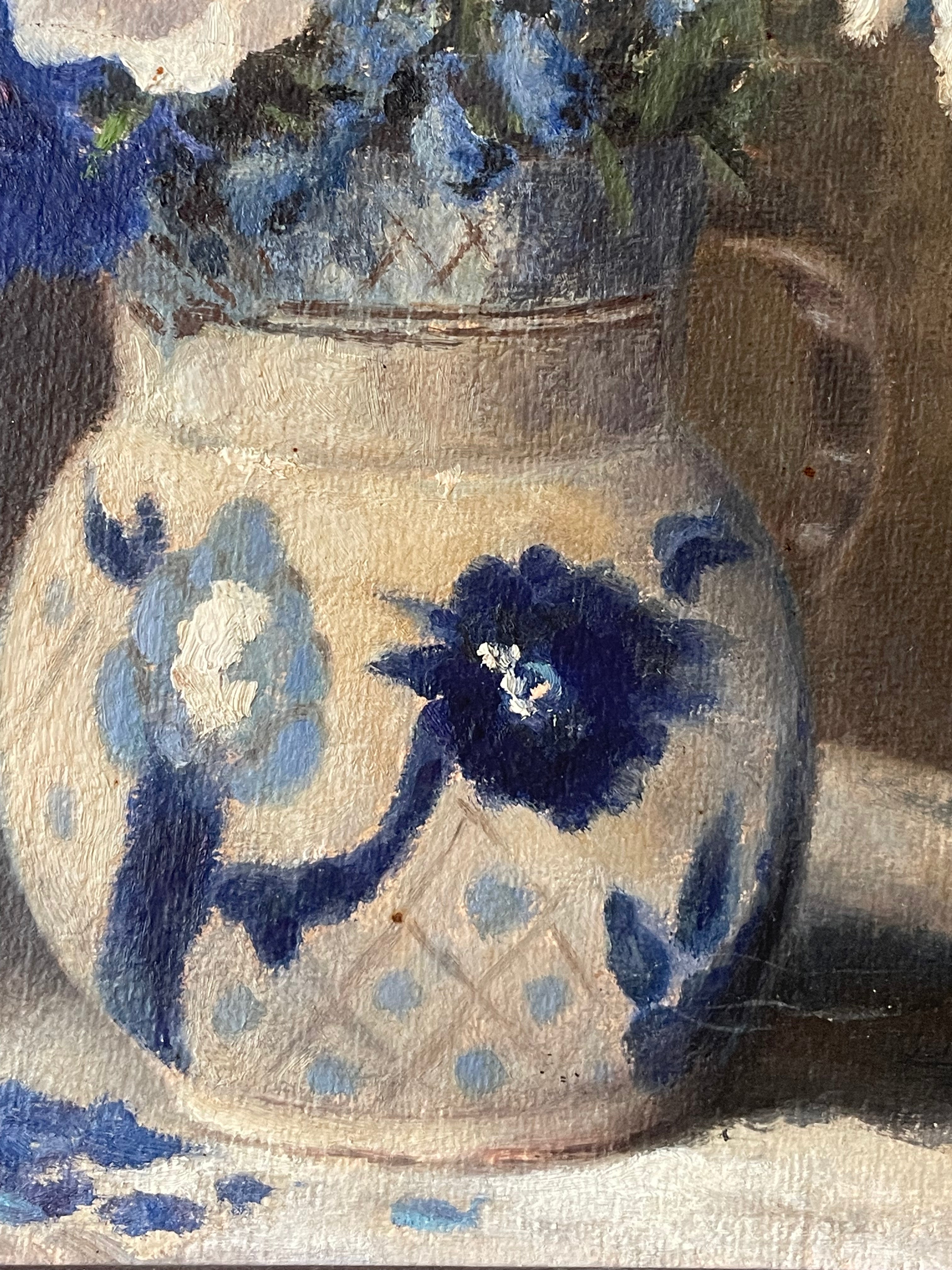 French Delphiniums and Hare's Bells