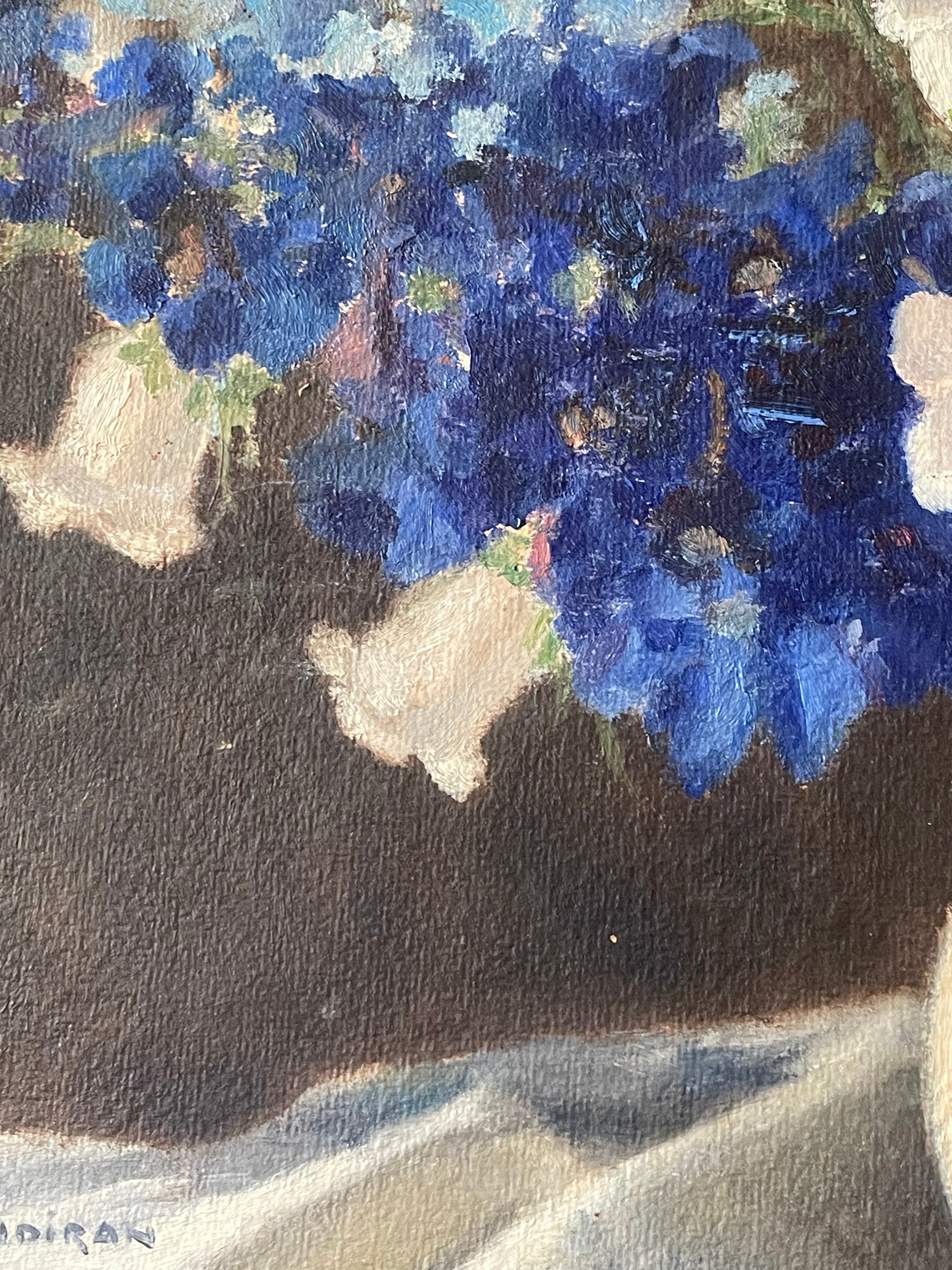 French Delphiniums and Hare's Bells