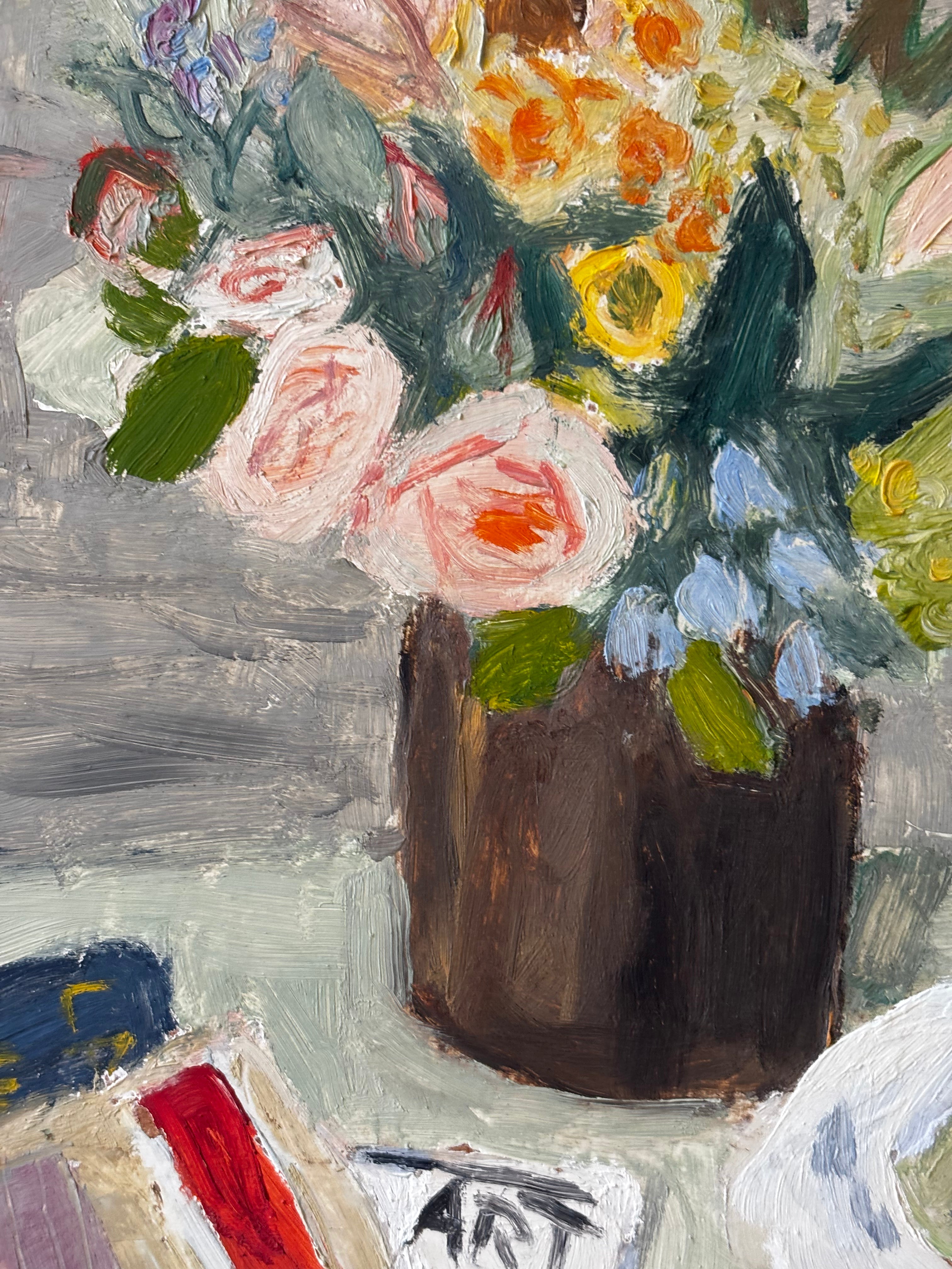 Flowers and Books