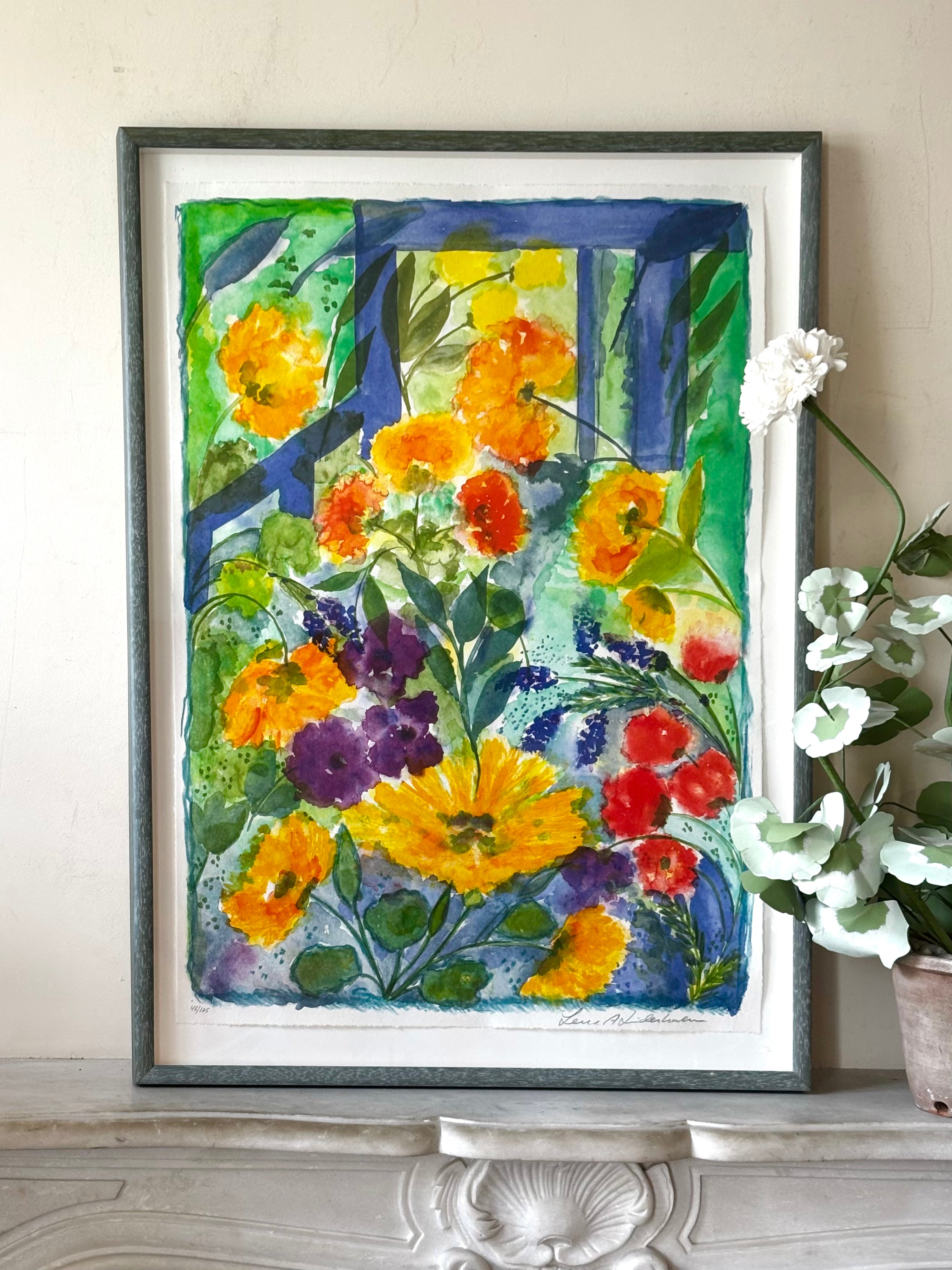 Spring Flowers on the Patio