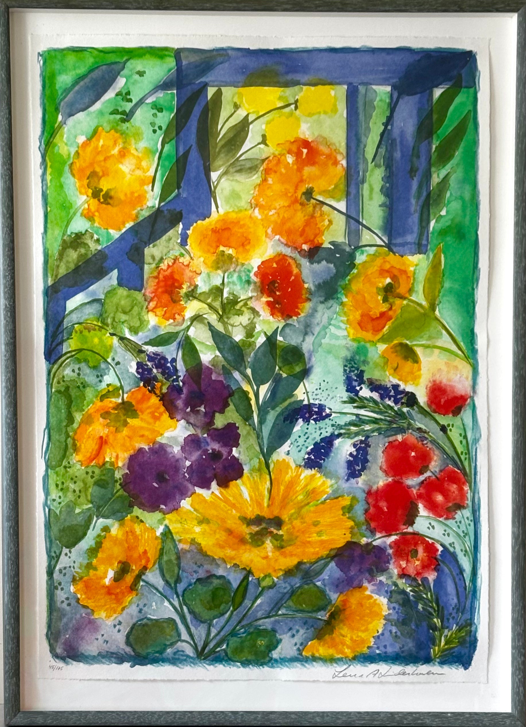 Spring Flowers on the Patio