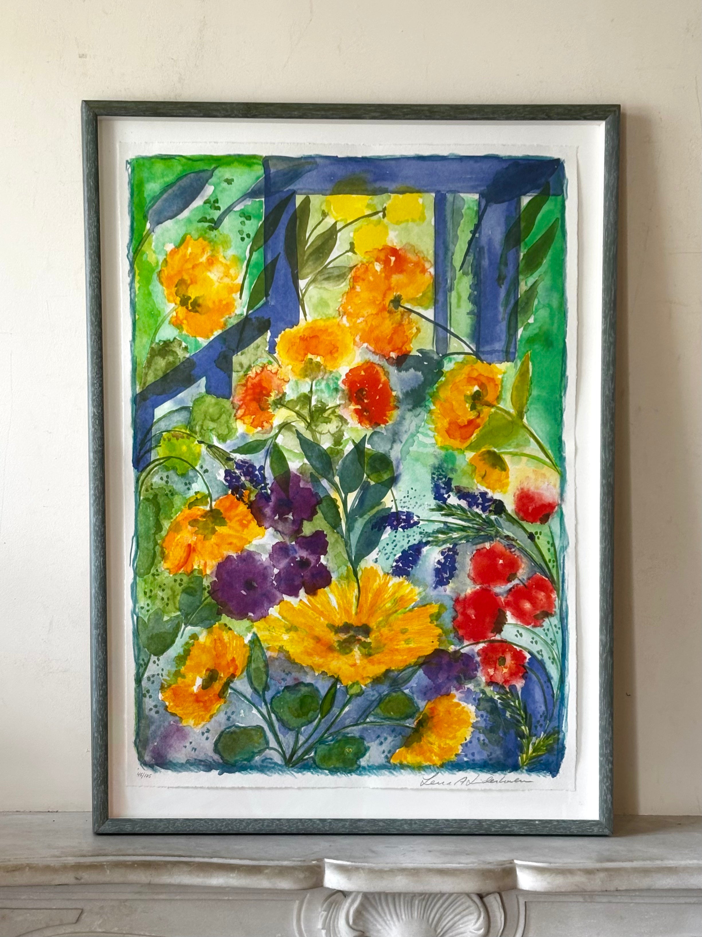 Spring Flowers on the Patio