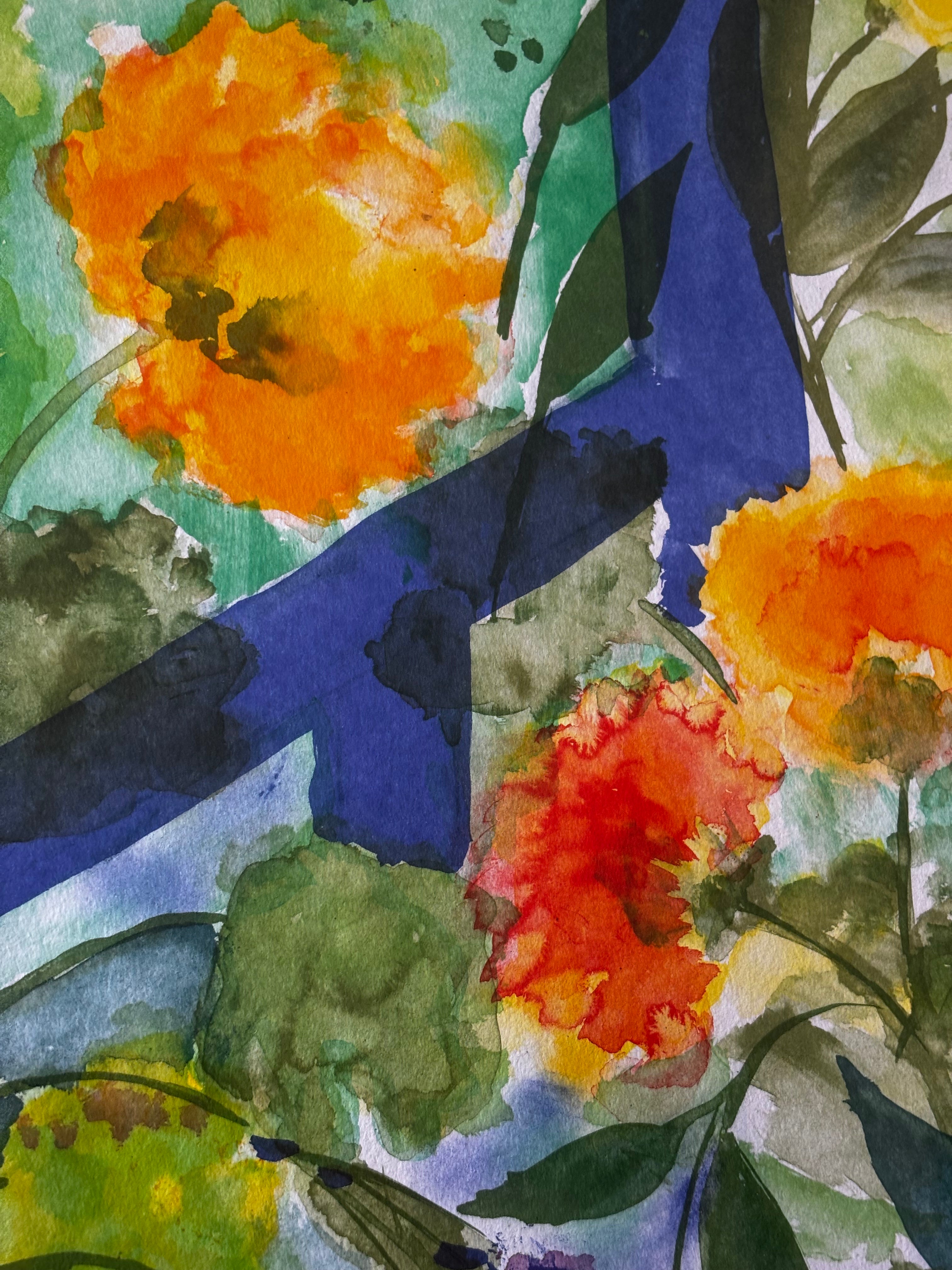 Spring Flowers on the Patio