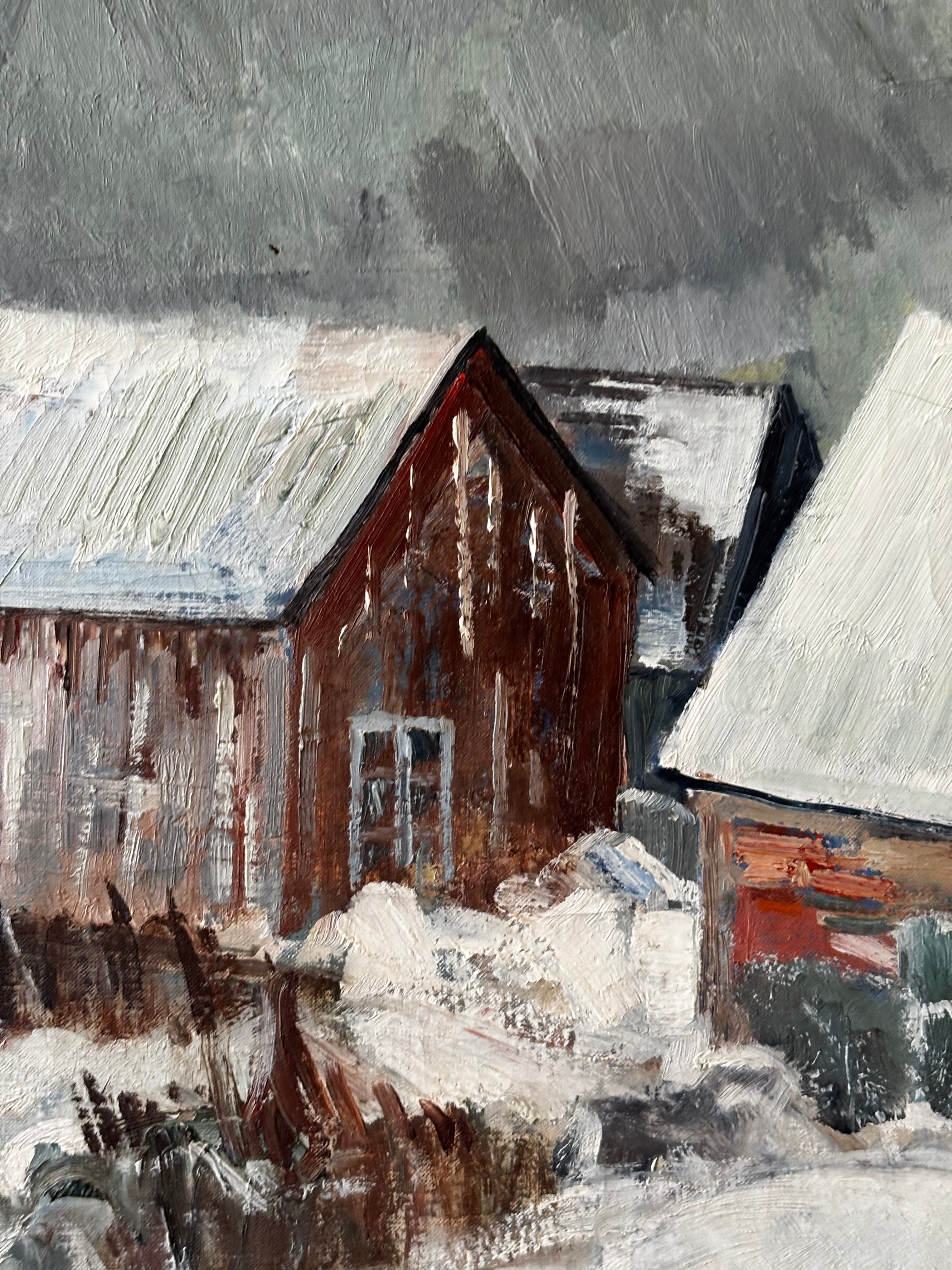 Winter Barn