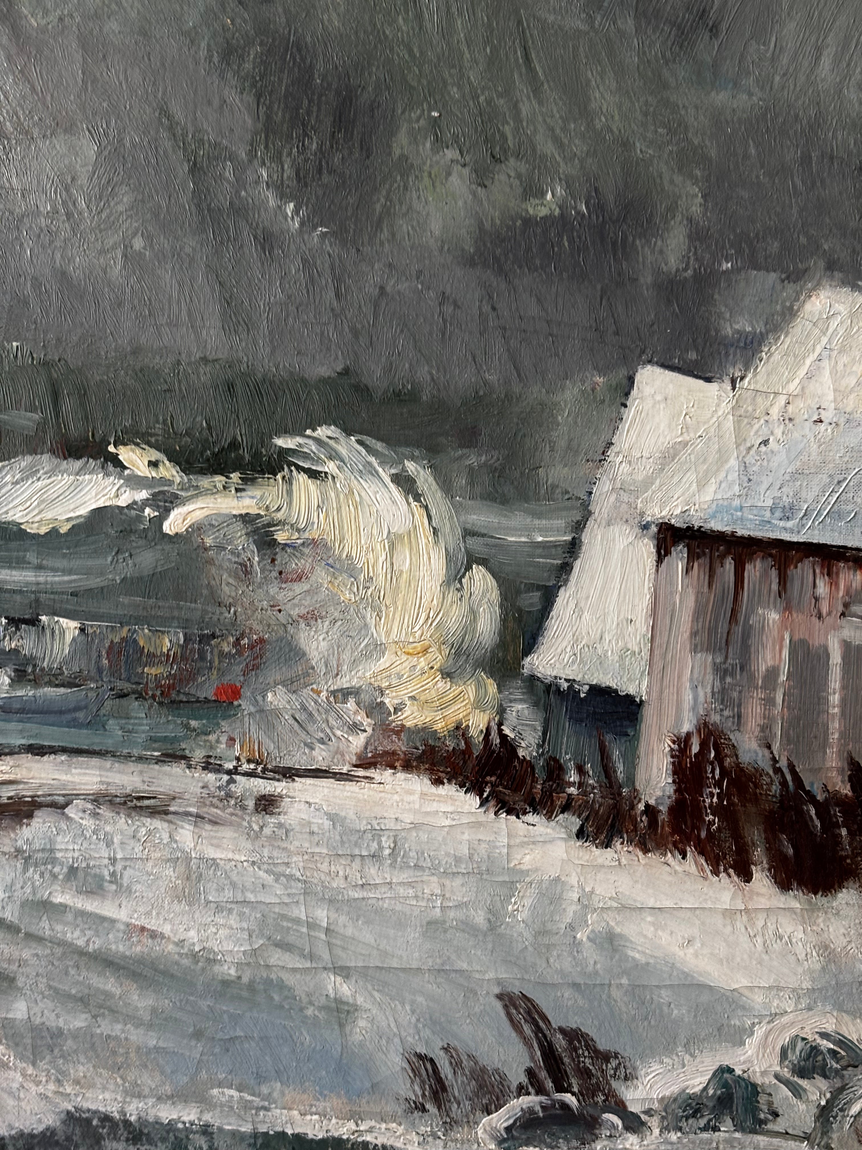 Winter Barn