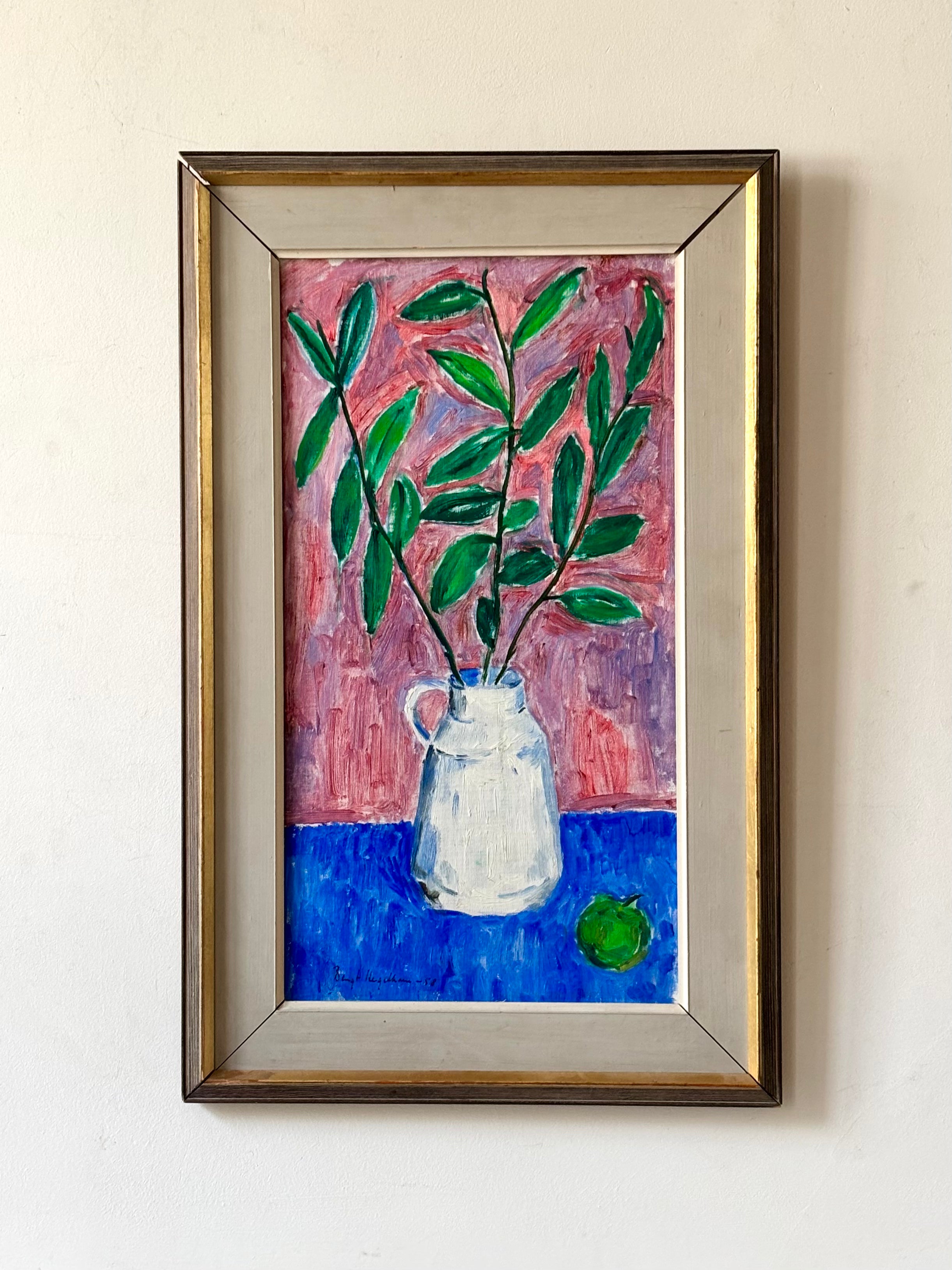 Branches in a White Jug