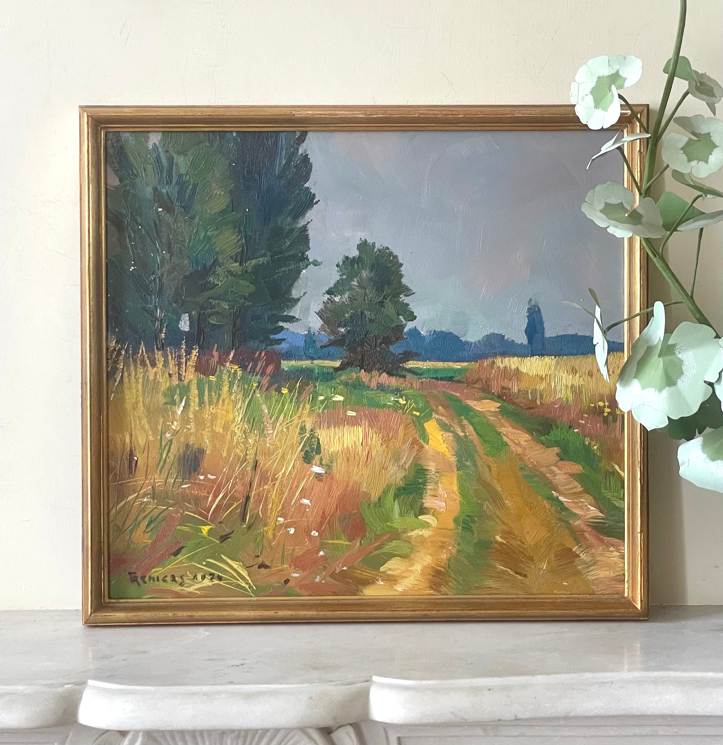 Track Through the Wheat Field