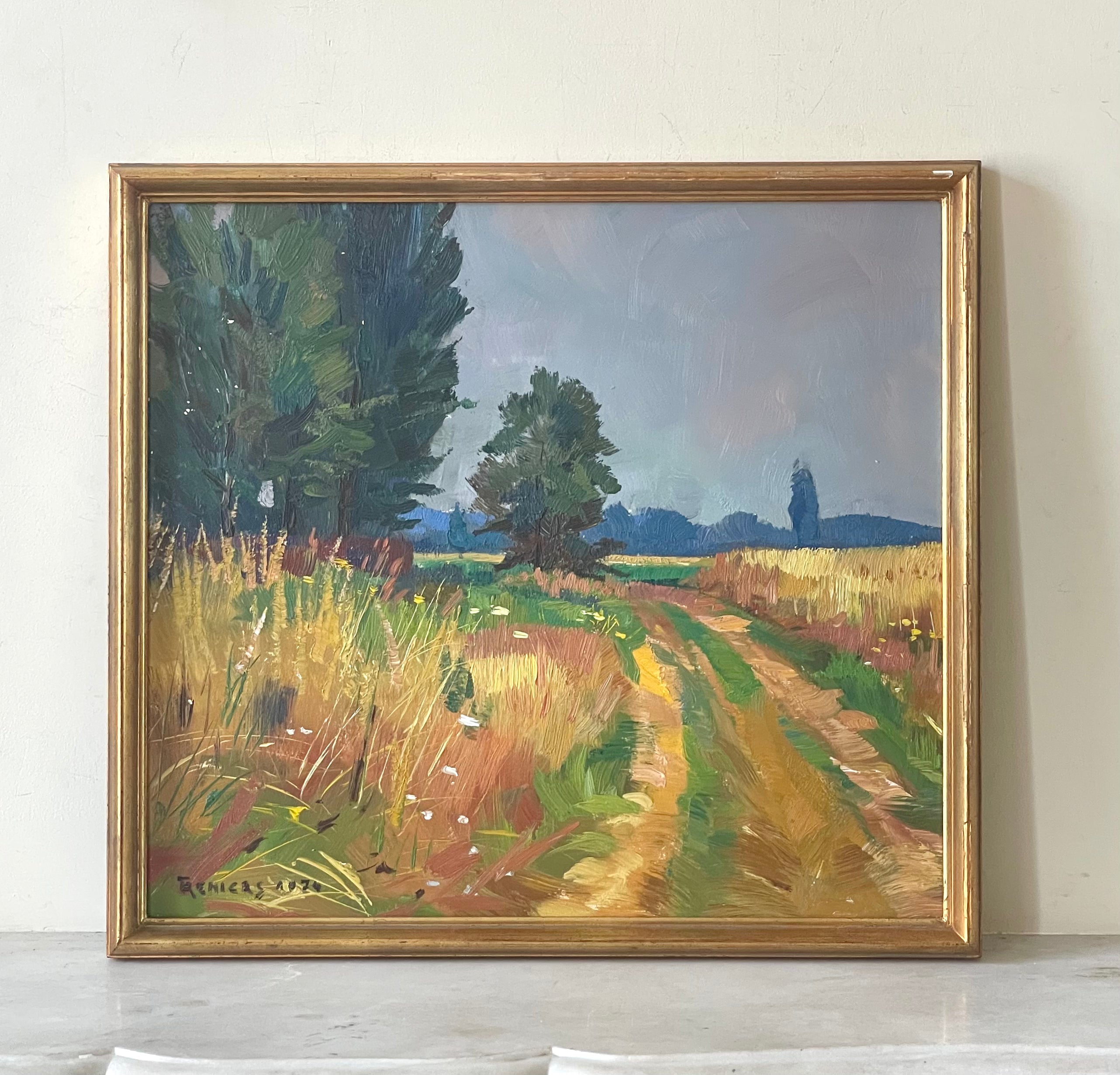 Track Through the Wheat Field