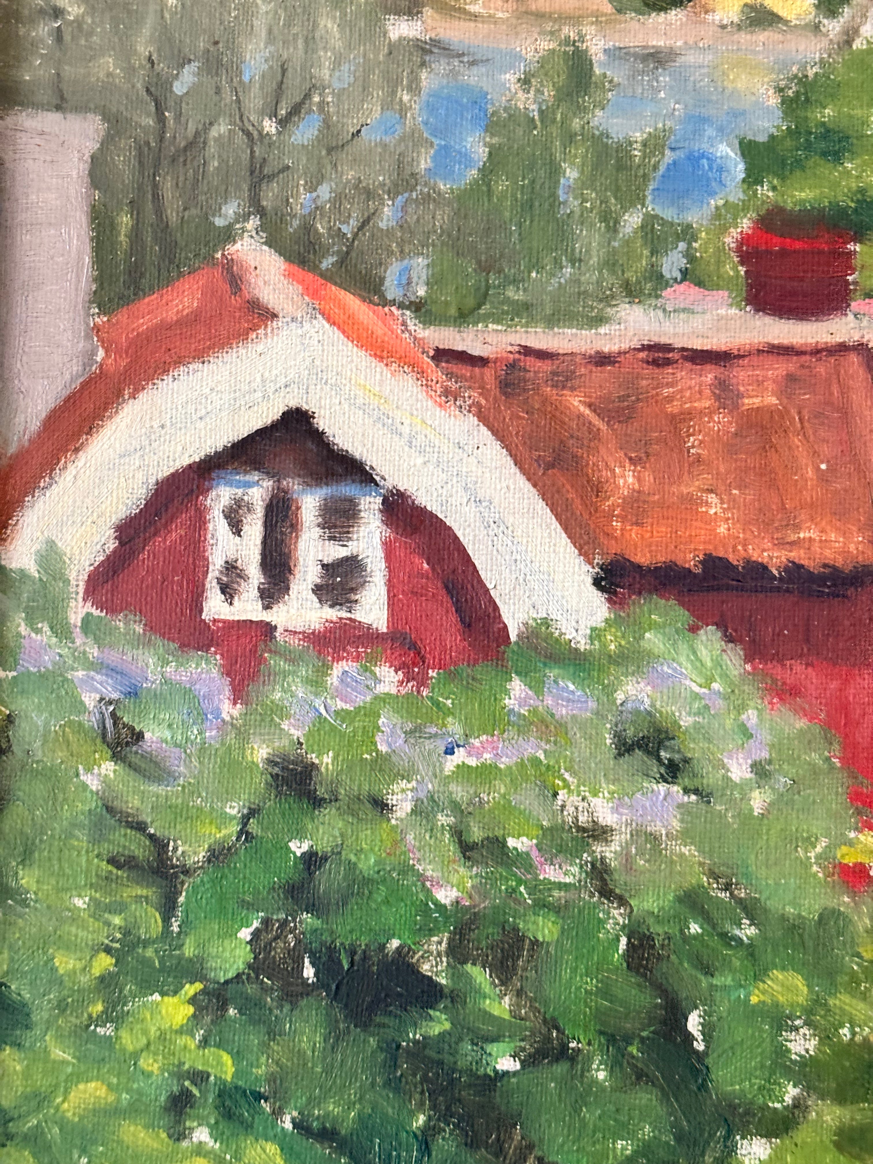 Swedish Village in Spring