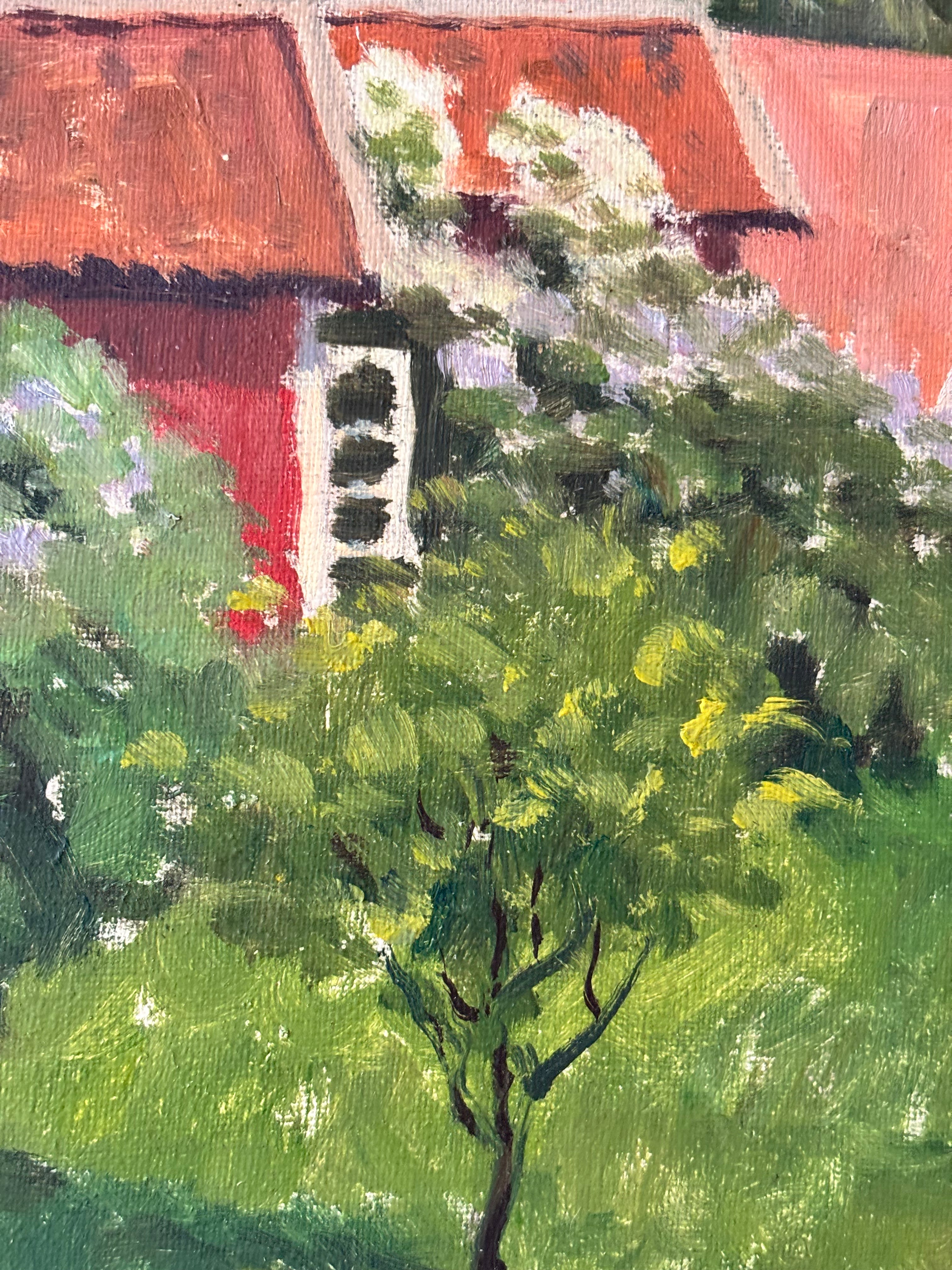 Swedish Village in Spring