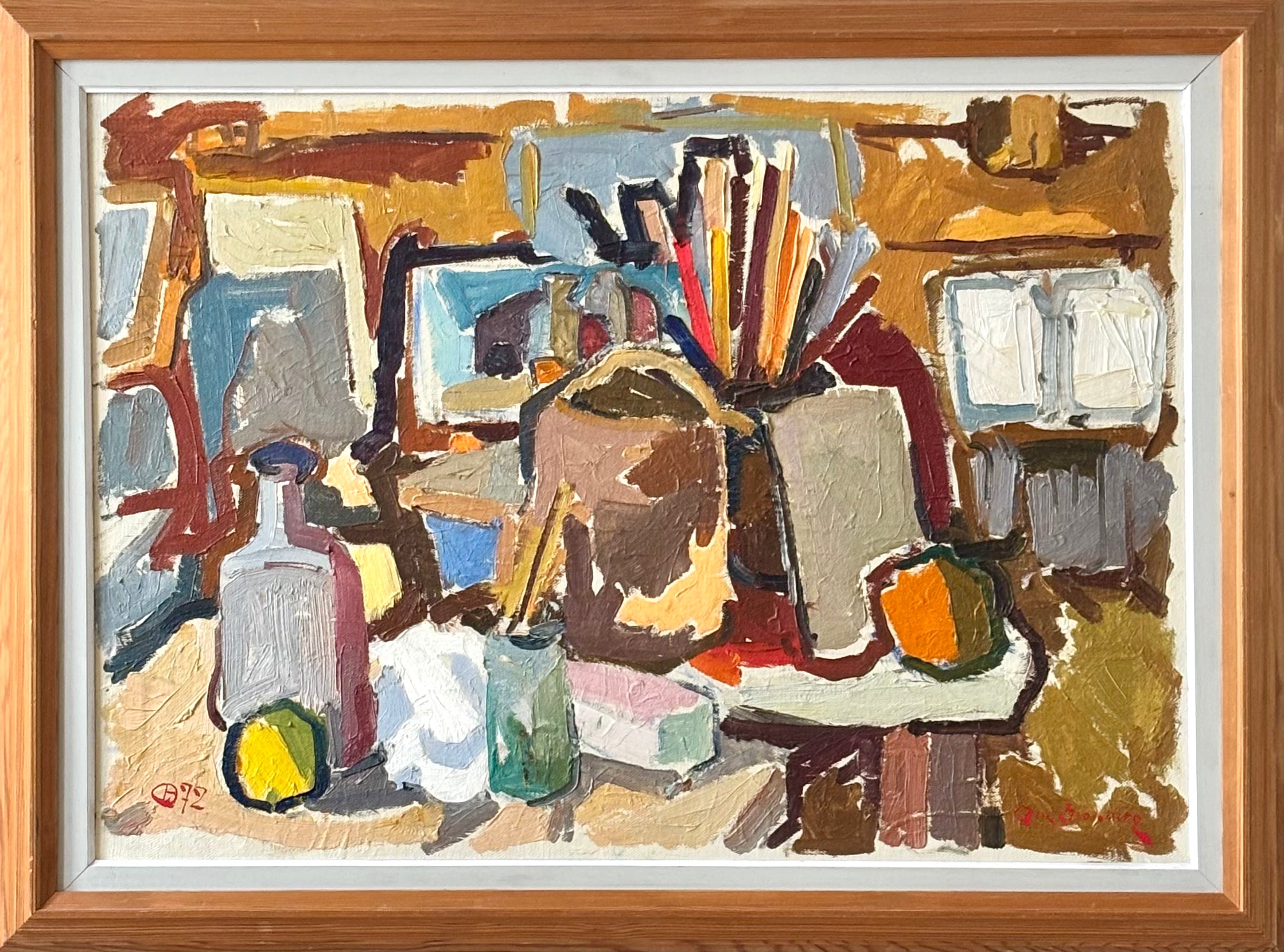 Studio Still Life with Fruit