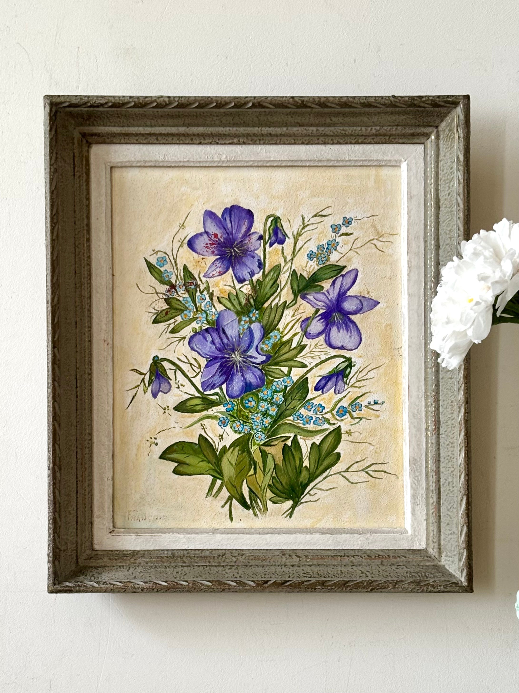 Purple and Blue Flowers