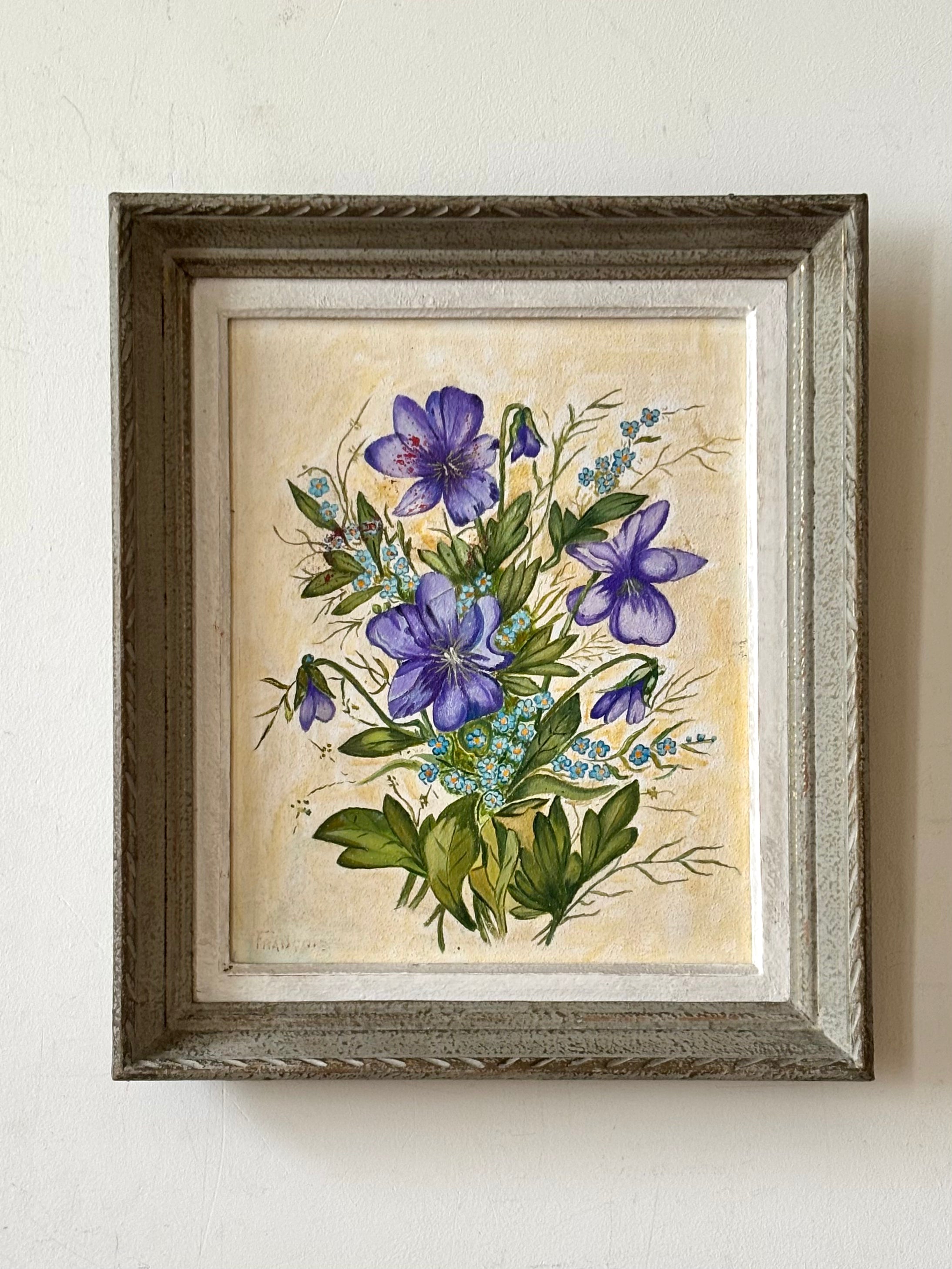 Purple and Blue Flowers